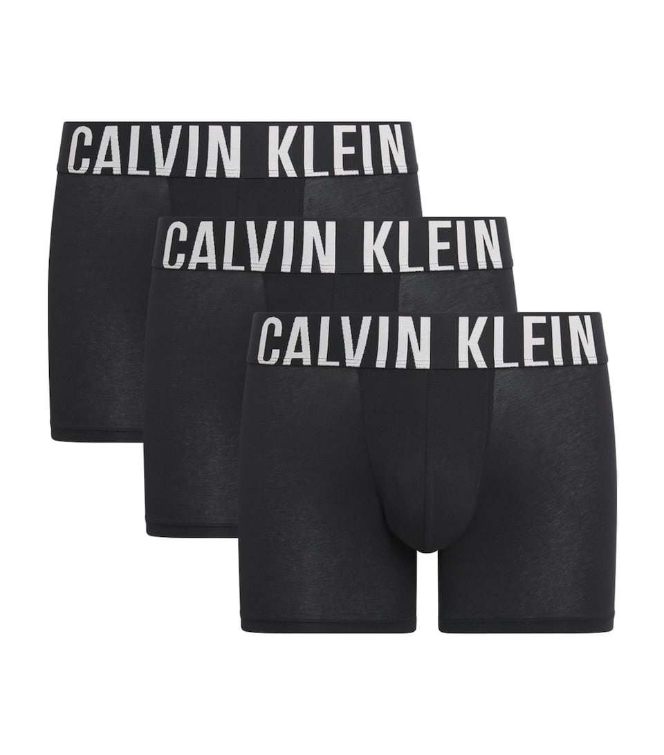 Calvin Klein Mens Intense Power Boxer Briefs (Pack of 3) Black, Black, Black