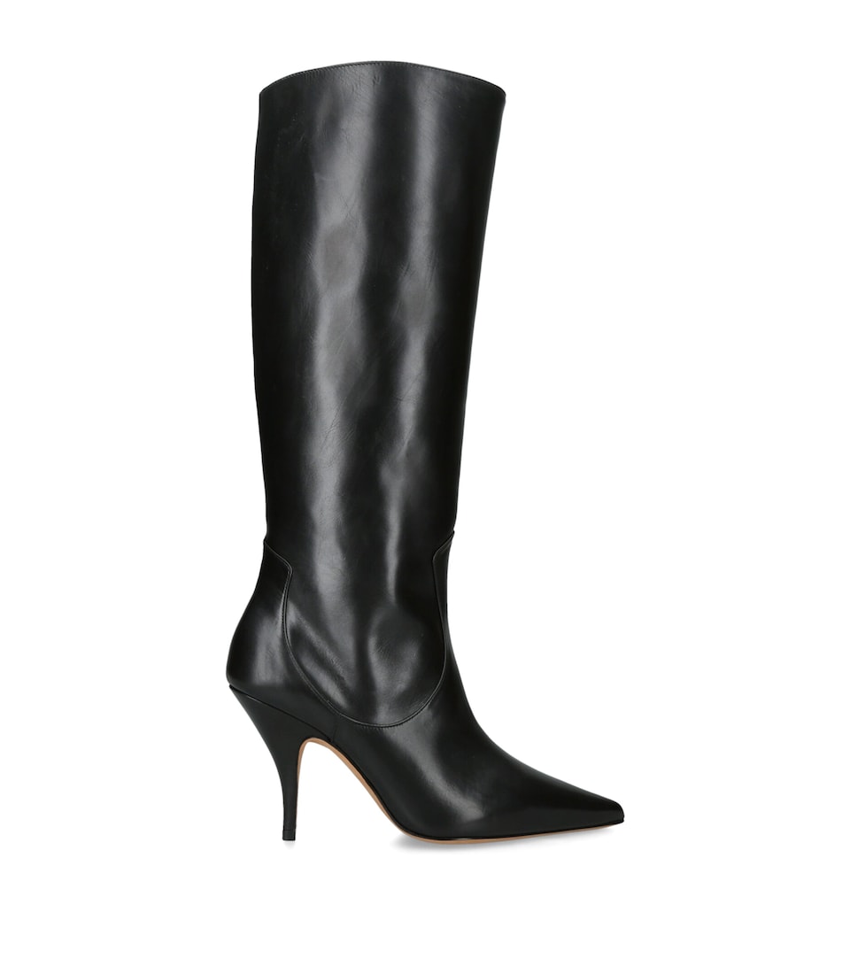 Jude Leather Theresa Knee-High Boots 100 Black