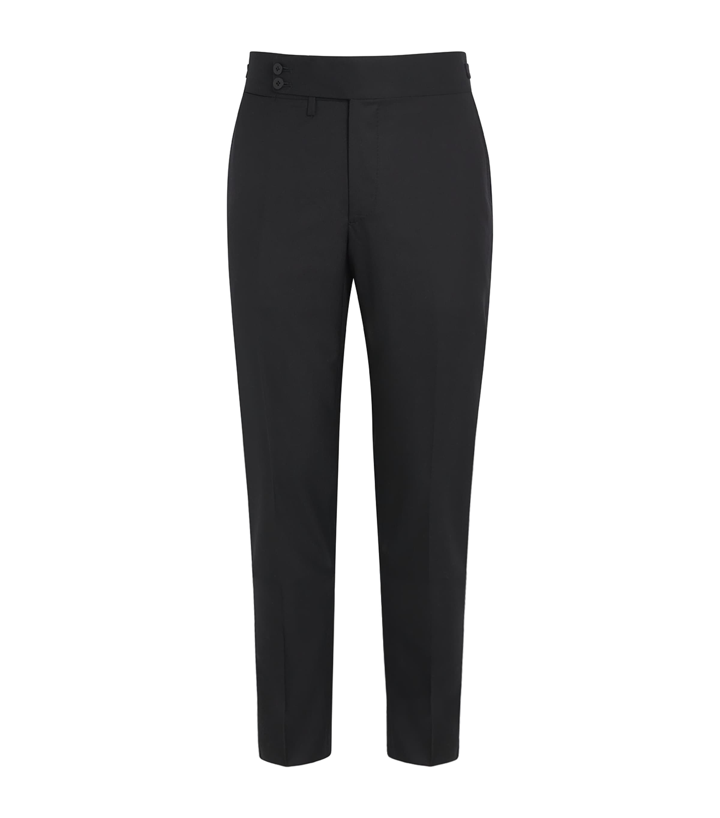 Isaia Mens Wool Casalnuovo Slim Trousers