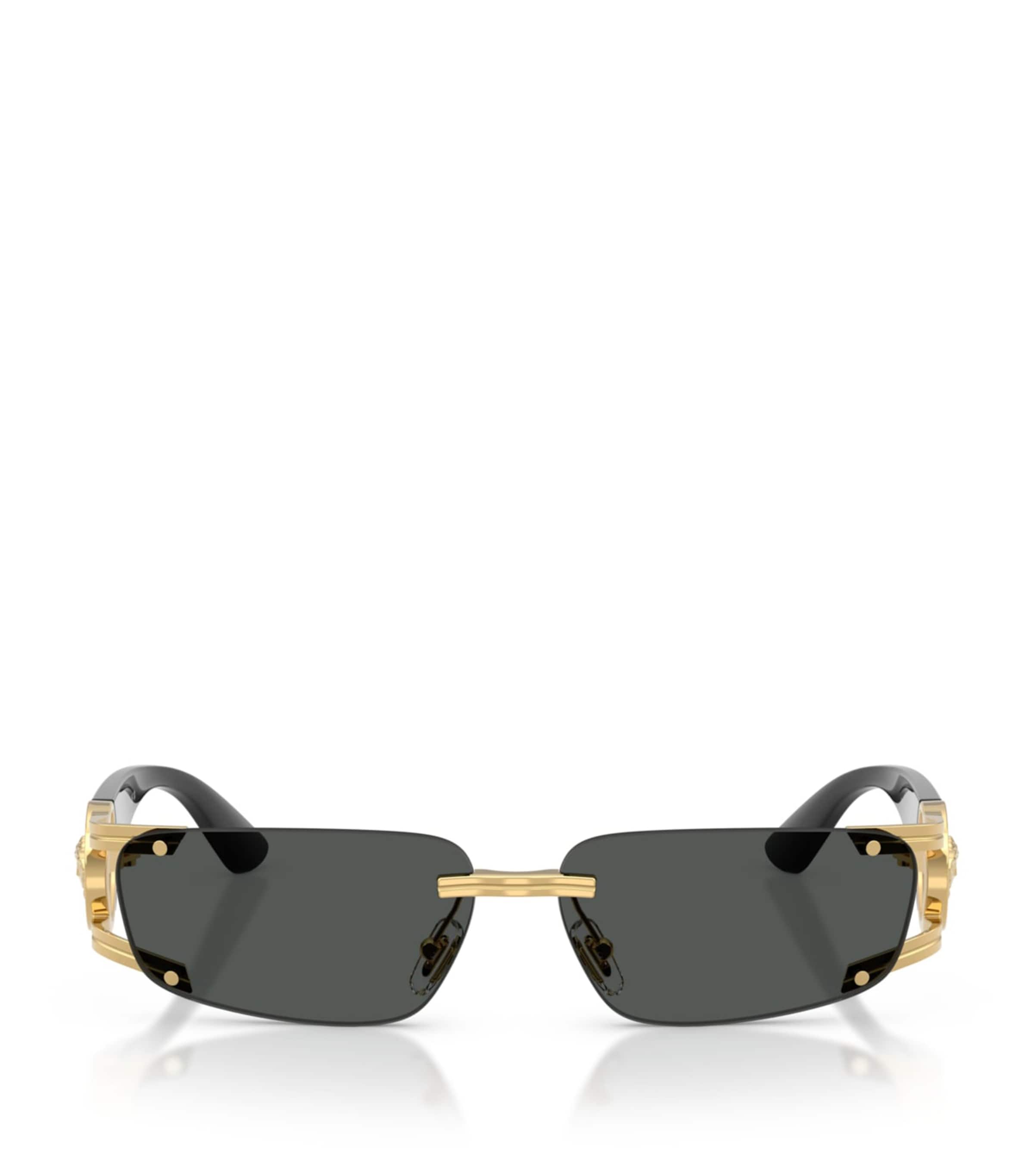 Metal VE2291 Rectangle Sunglasses