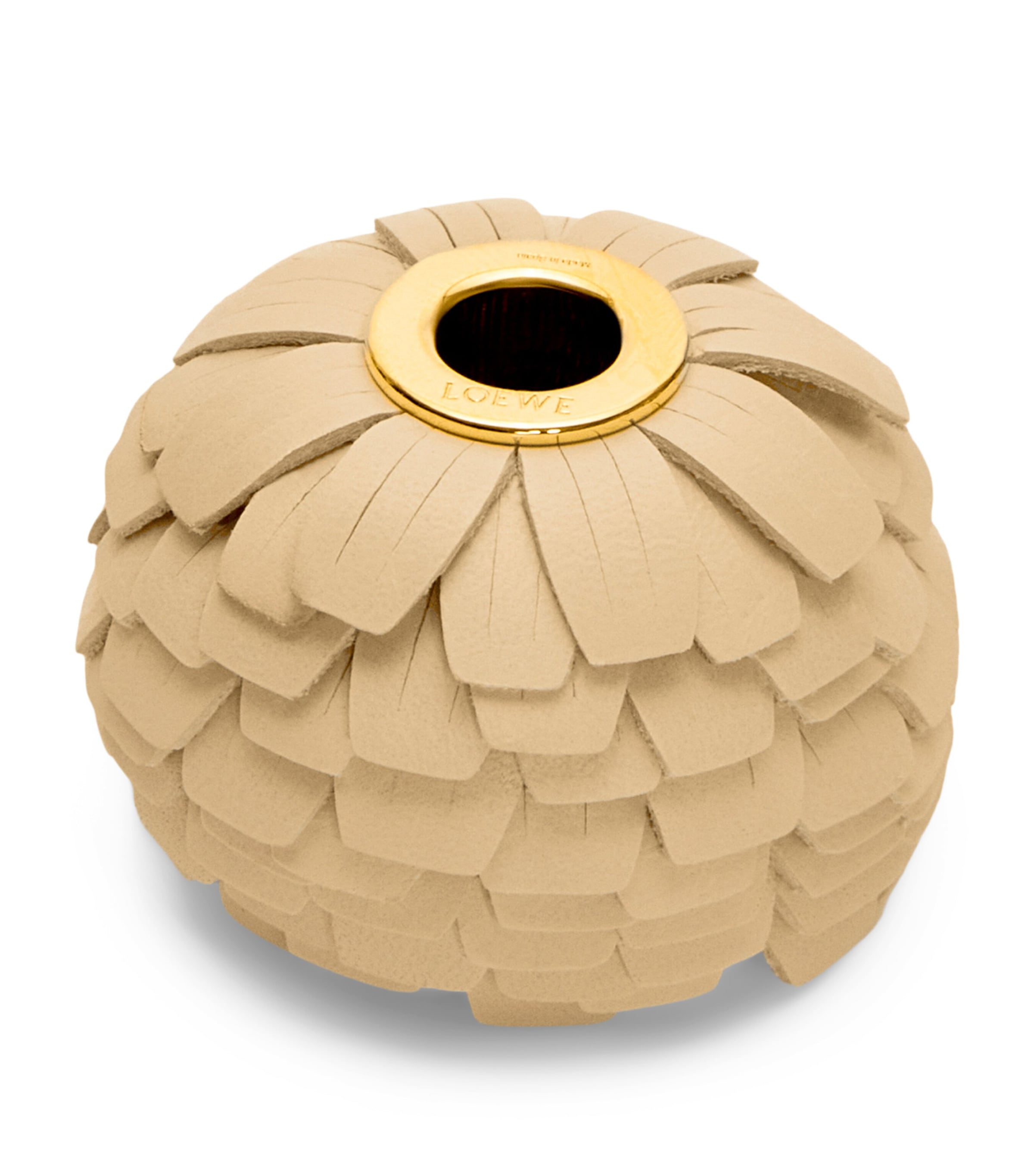 Leather Flower Personalisation Bag Charm