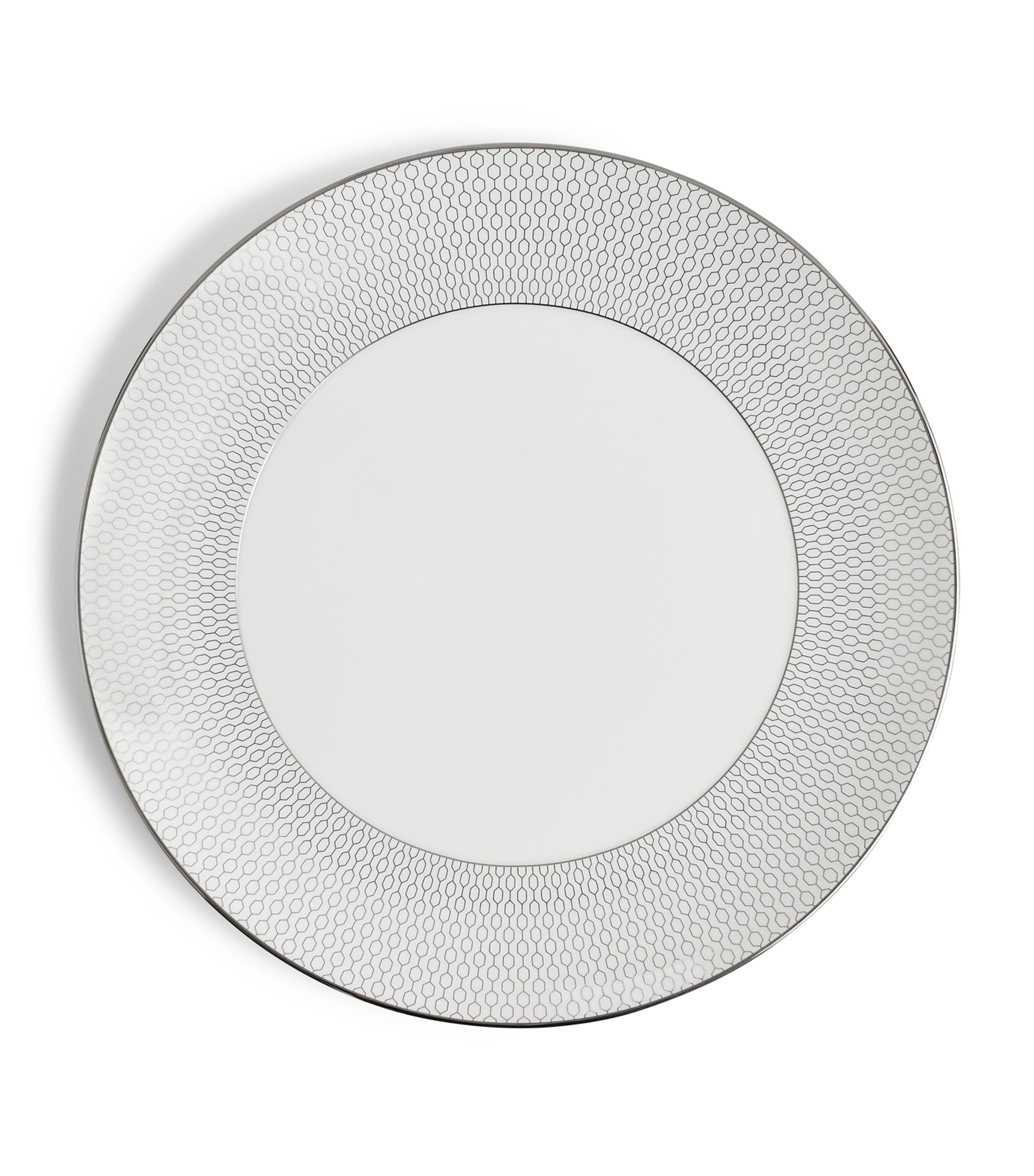 Wedgwood Gio Platinum Plate (28cm) White
