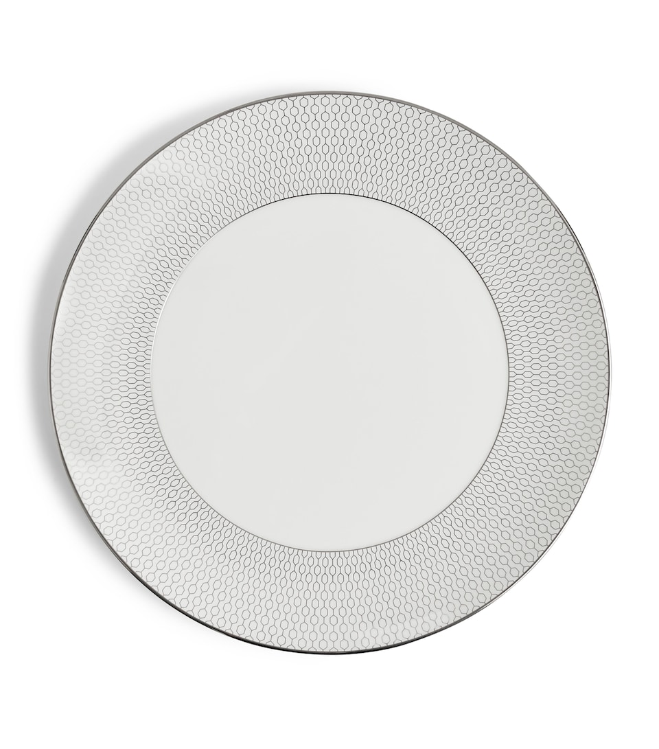 Wedgwood Gio Platinum Plate (28cm) White