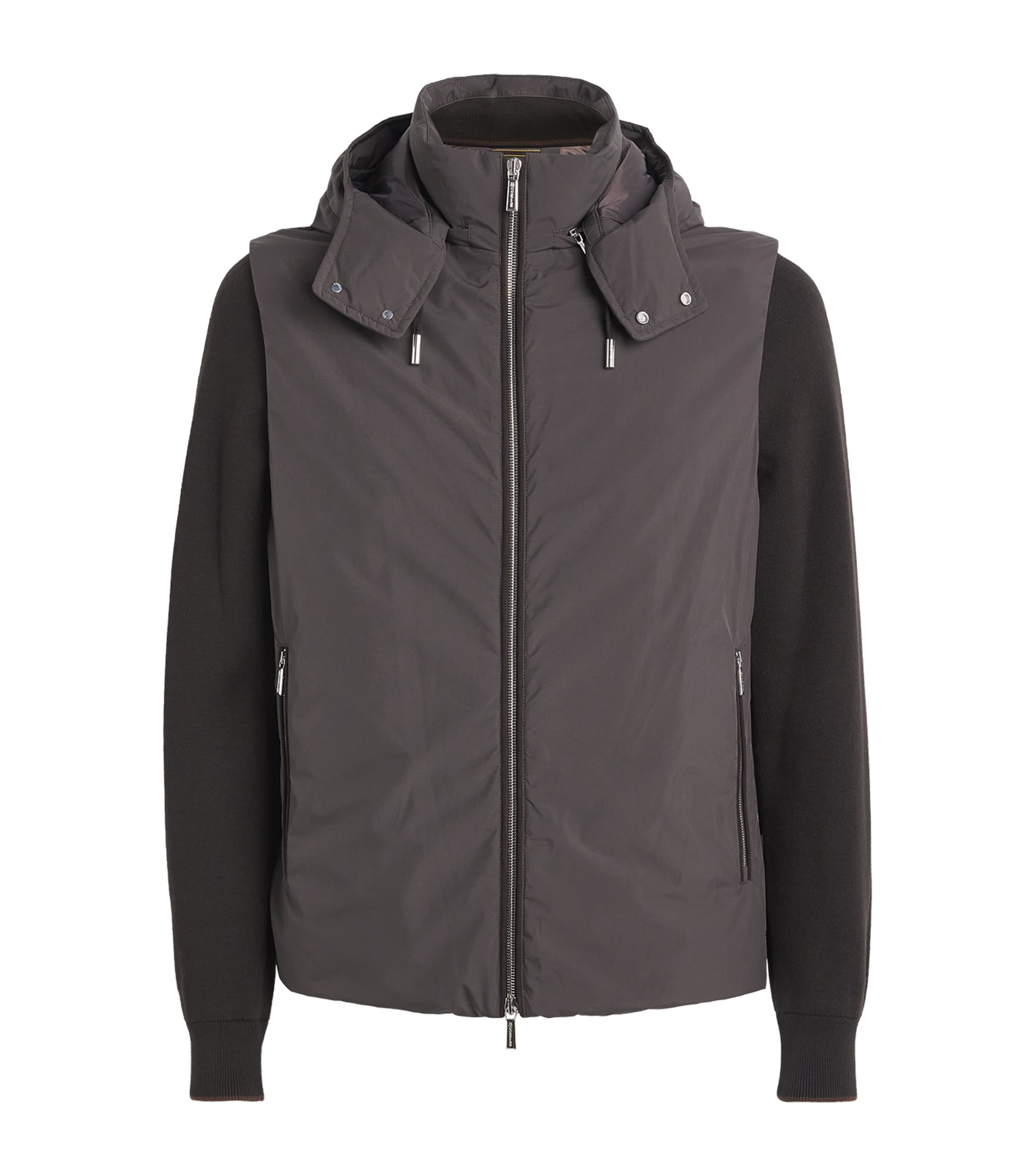 Moorer Mens Down Evan Bomber Jacket Moro