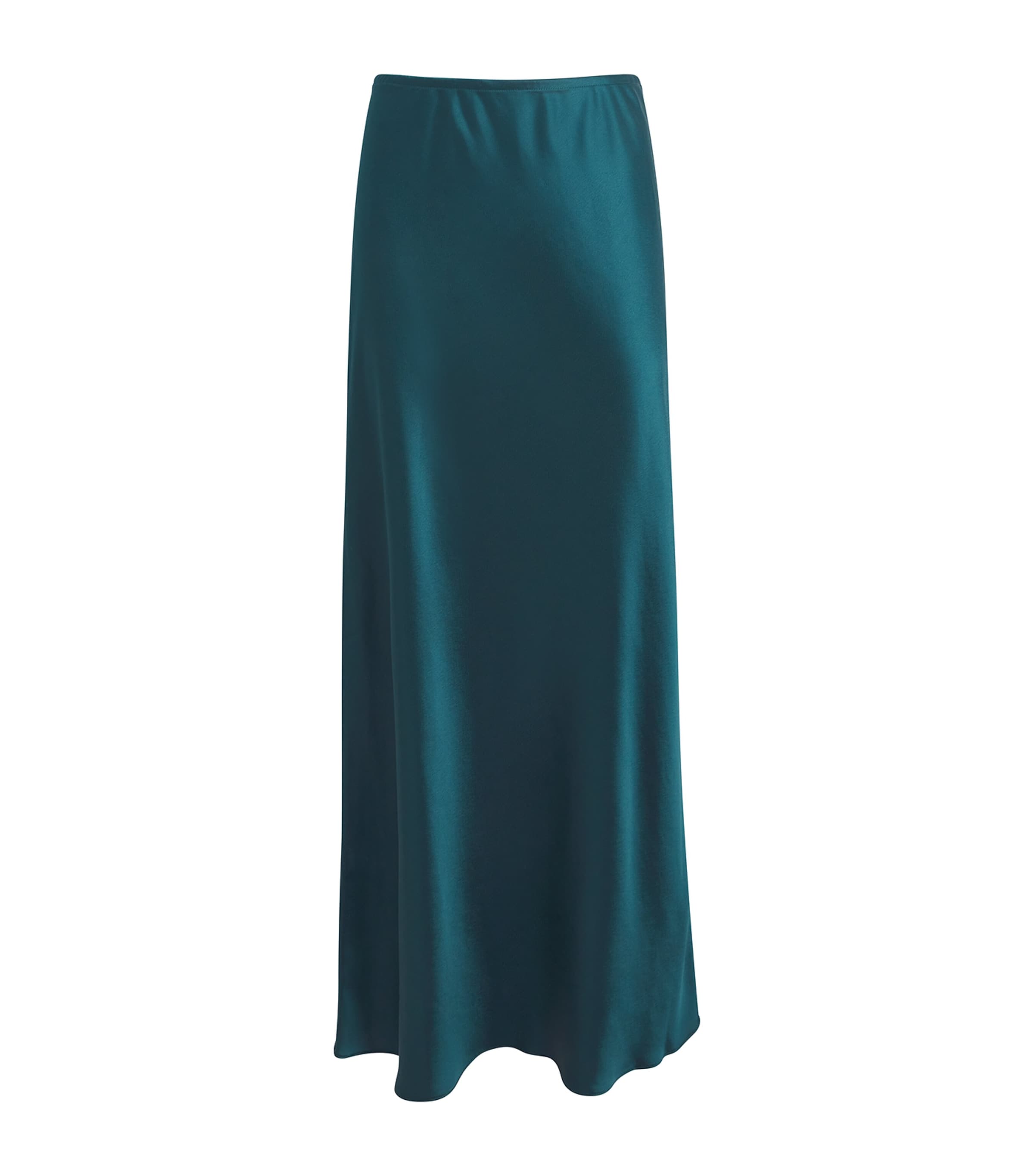 Satin Barb Maxi Skirt