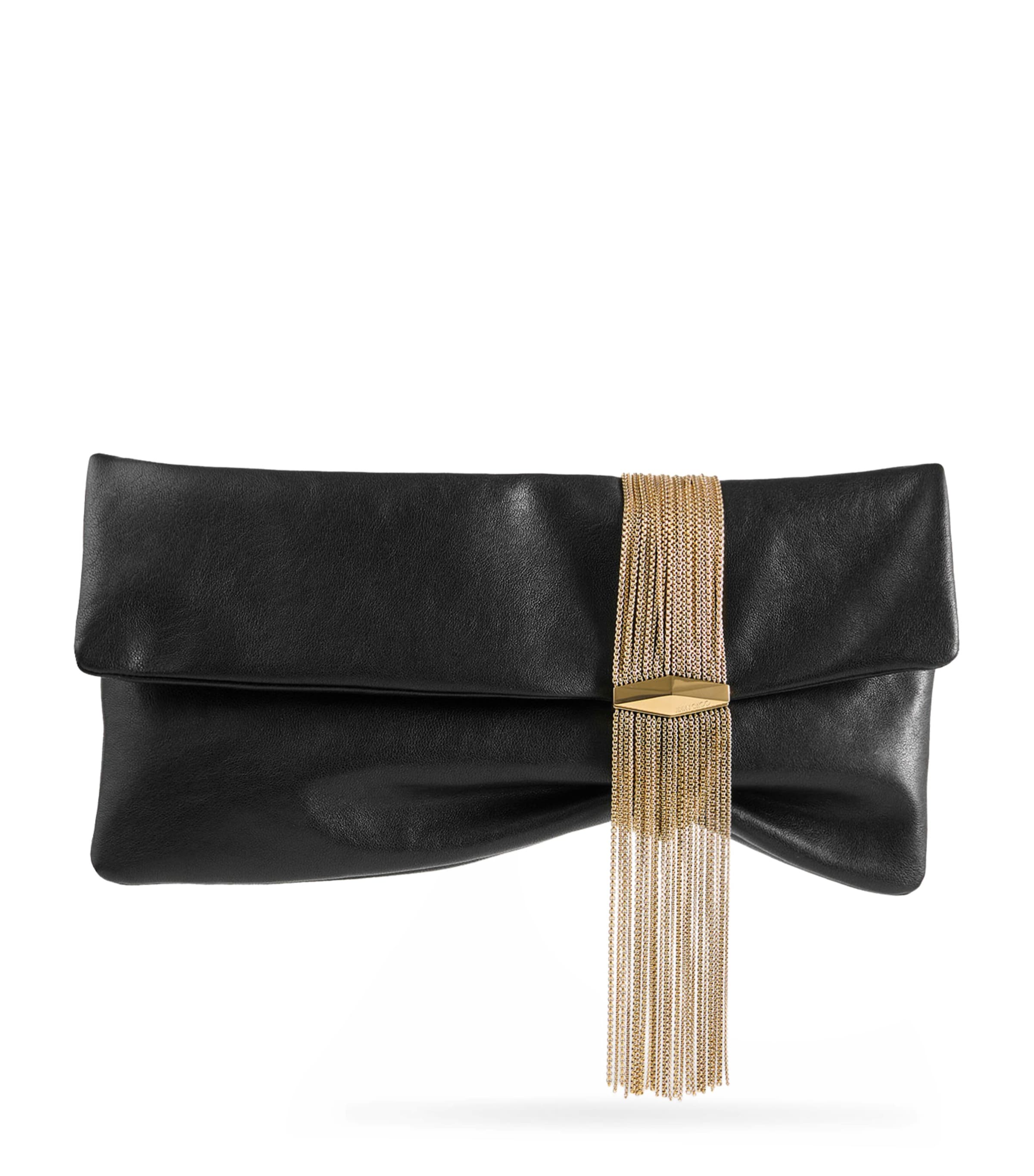 Zandra Biker Leather Clutch Bag
