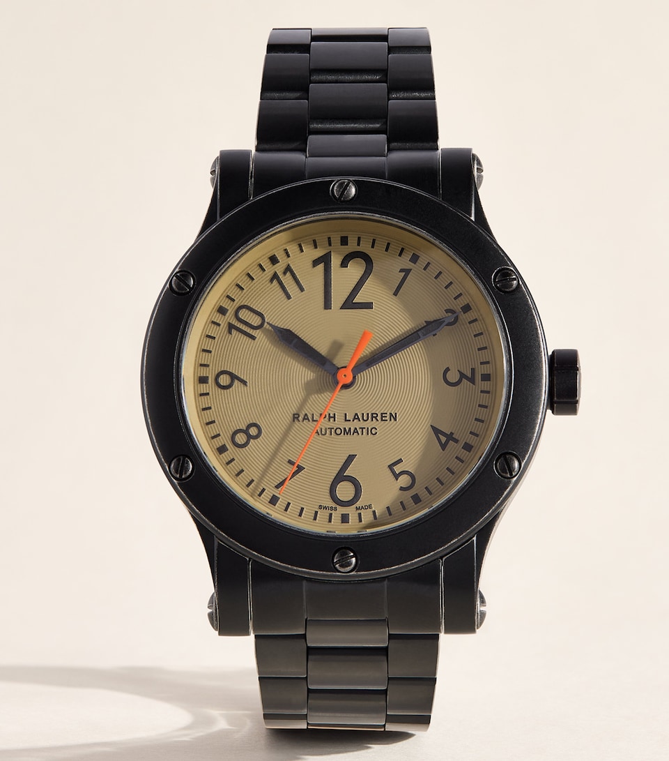Polo Ralph Lauren Safari Chronometer Watch 42mm Khaki Dial