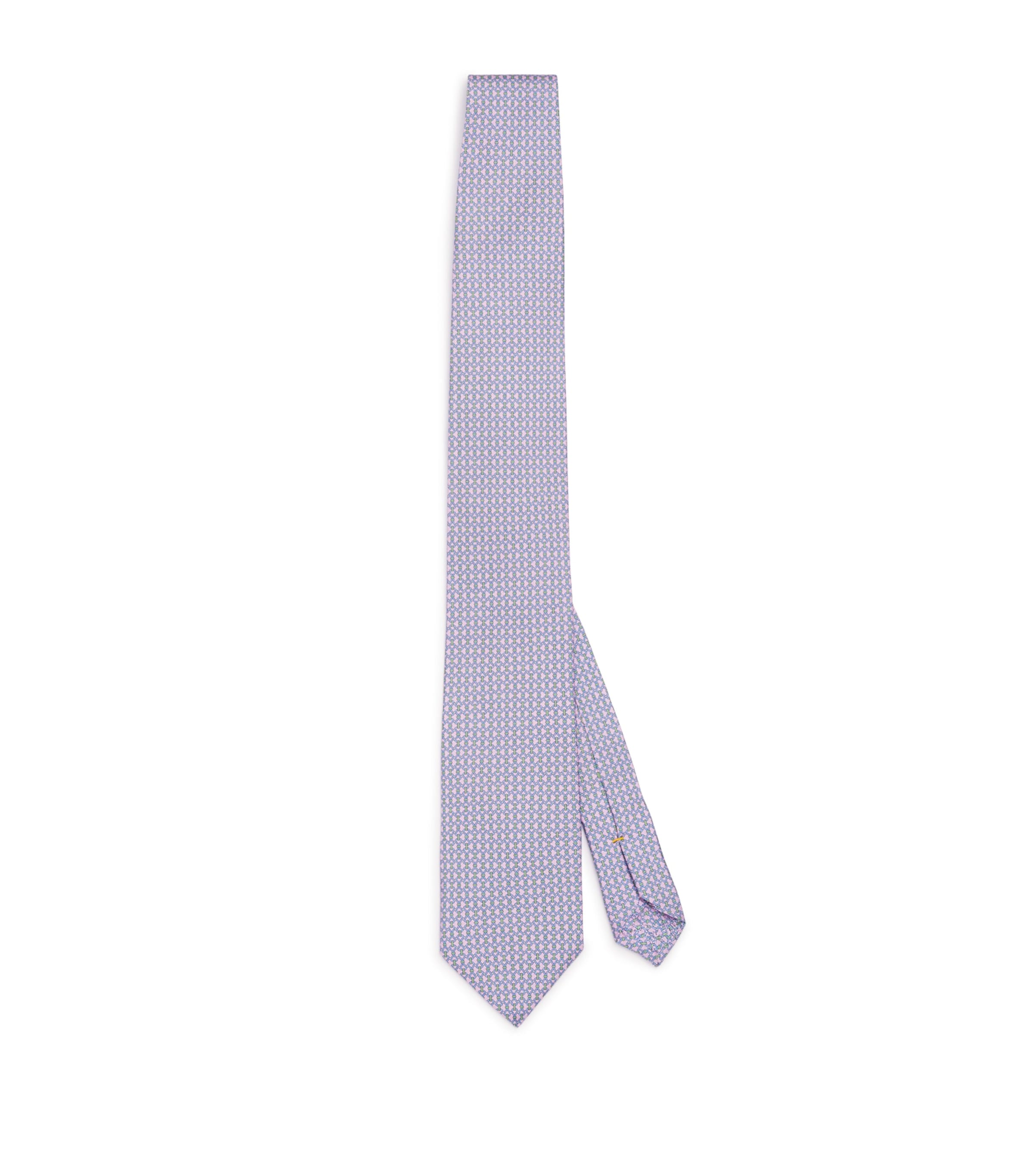 Silk Chain Print Tie