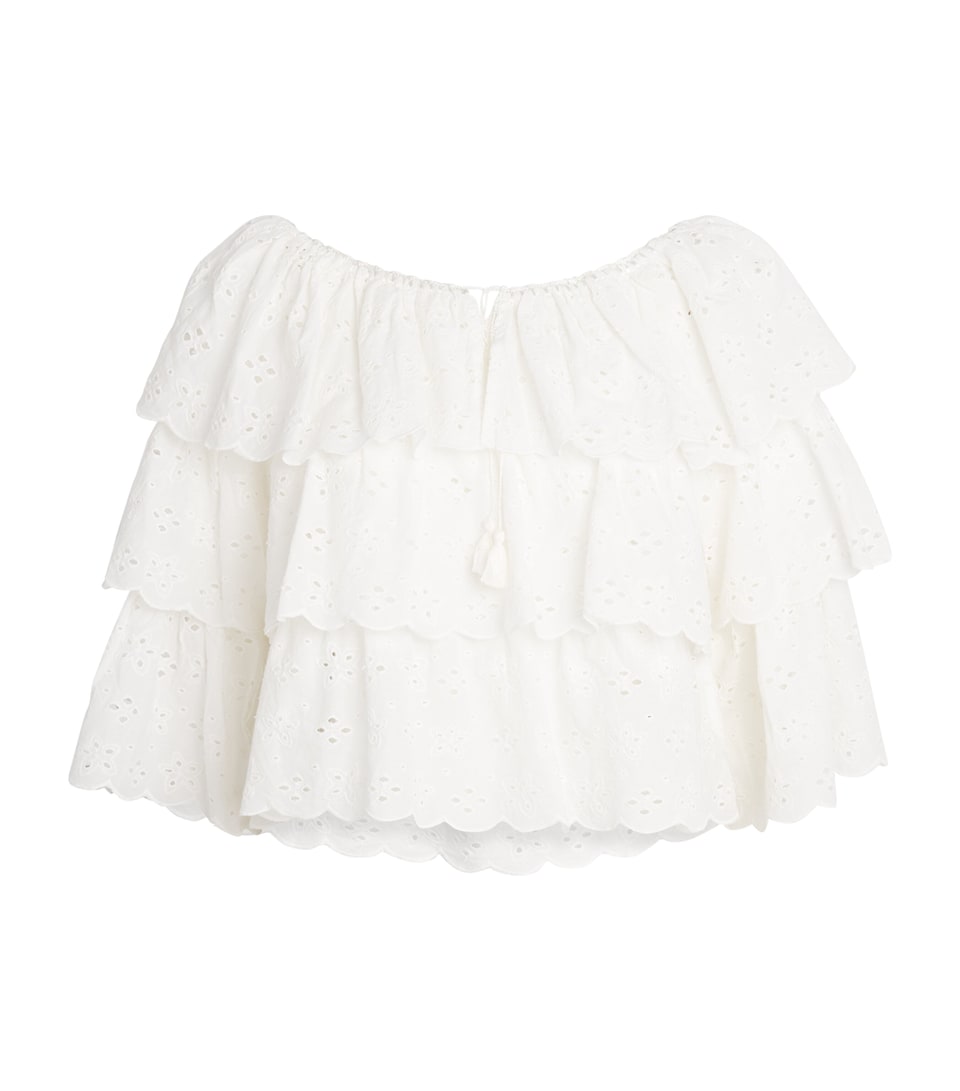 Cotton Broderie Caserta Top