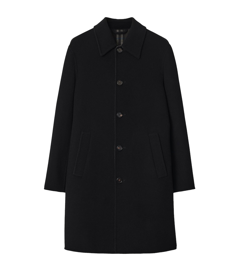 Wool Mid-Length Car Coat