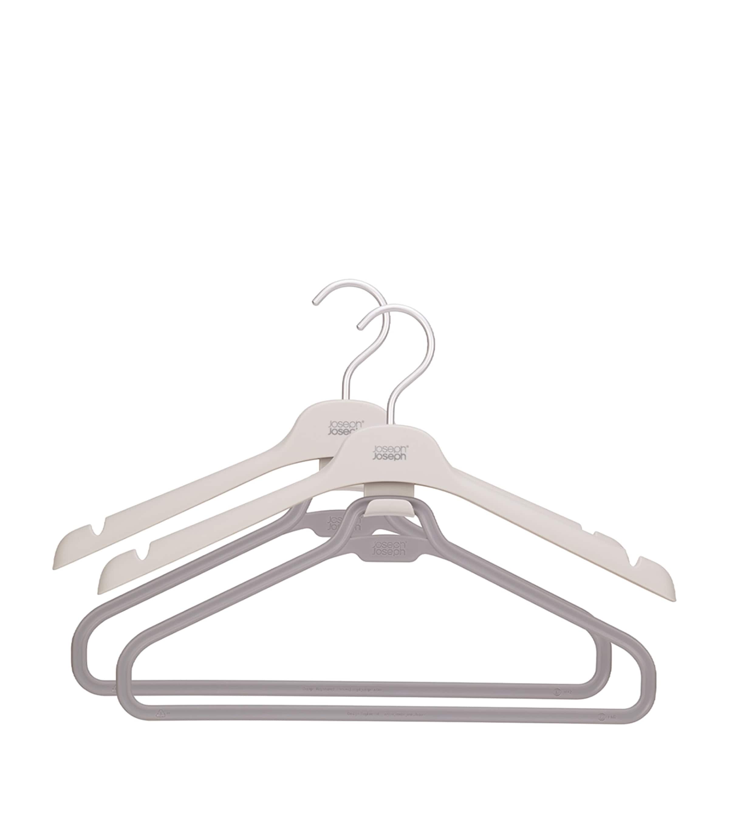 Joseph Joseph Orderly Long Garment Hangers (Set of 2) Ecru