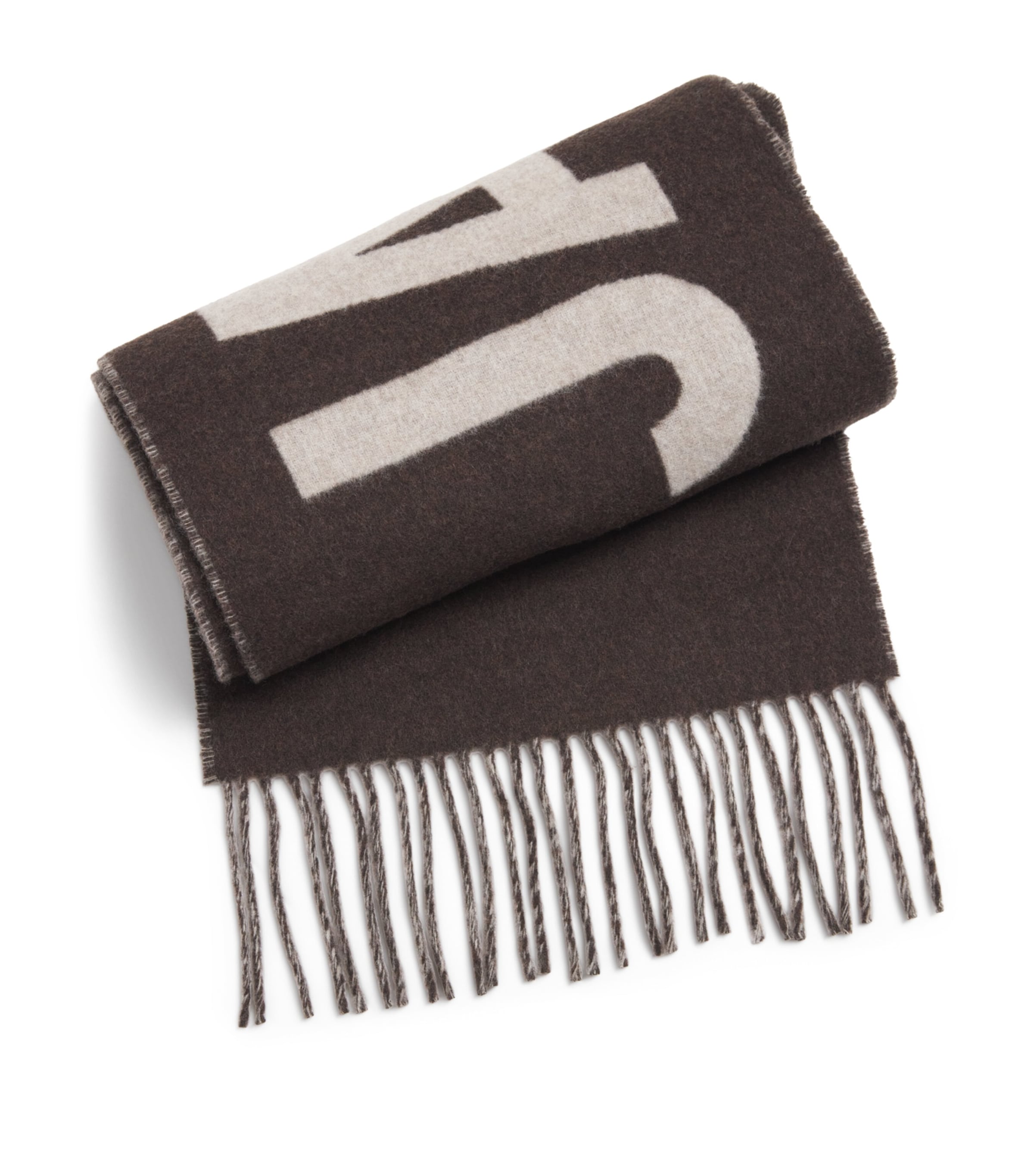 Virgin Wool Logo Scarf