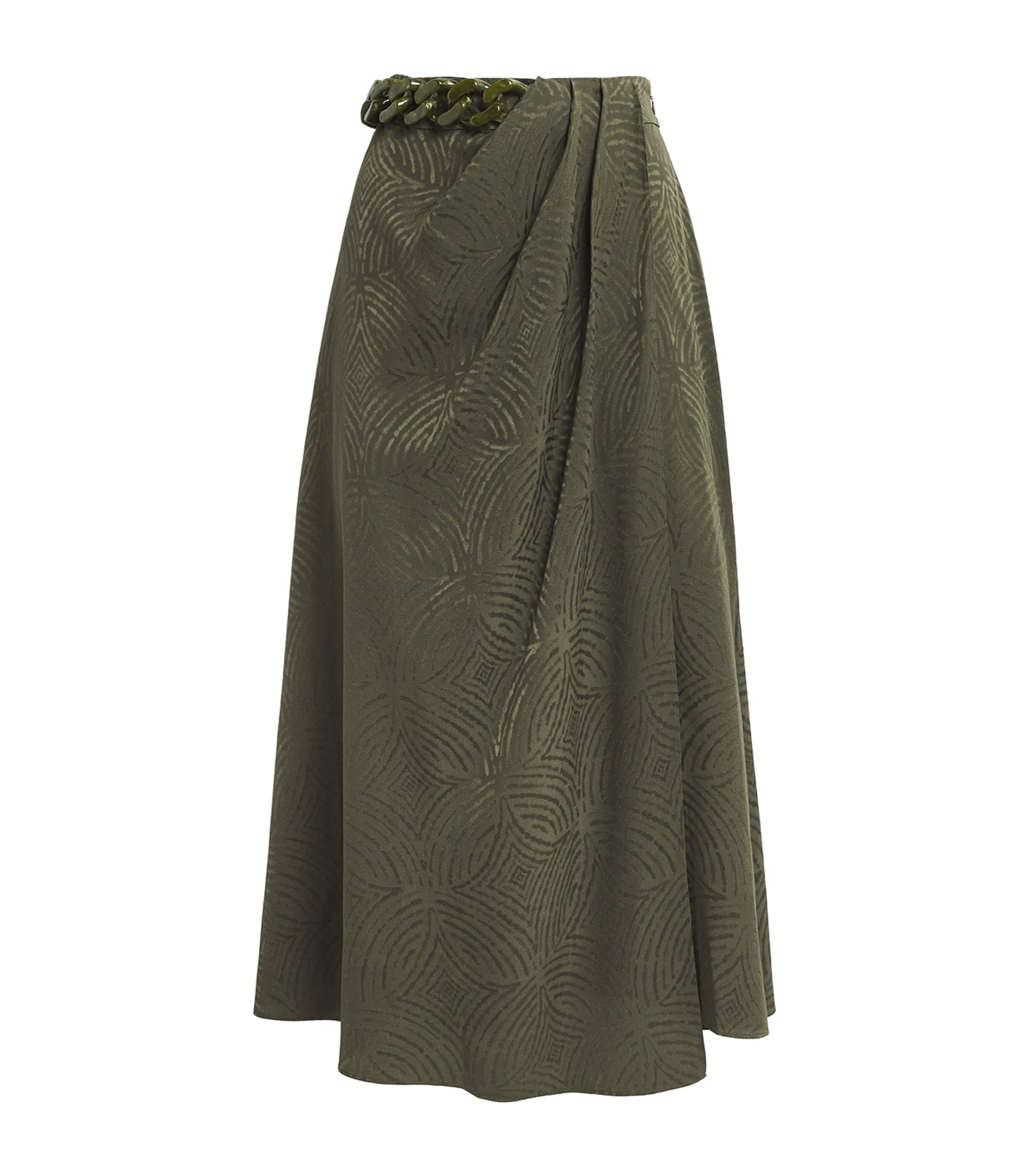 Silk Jacquard Tanger Skirt