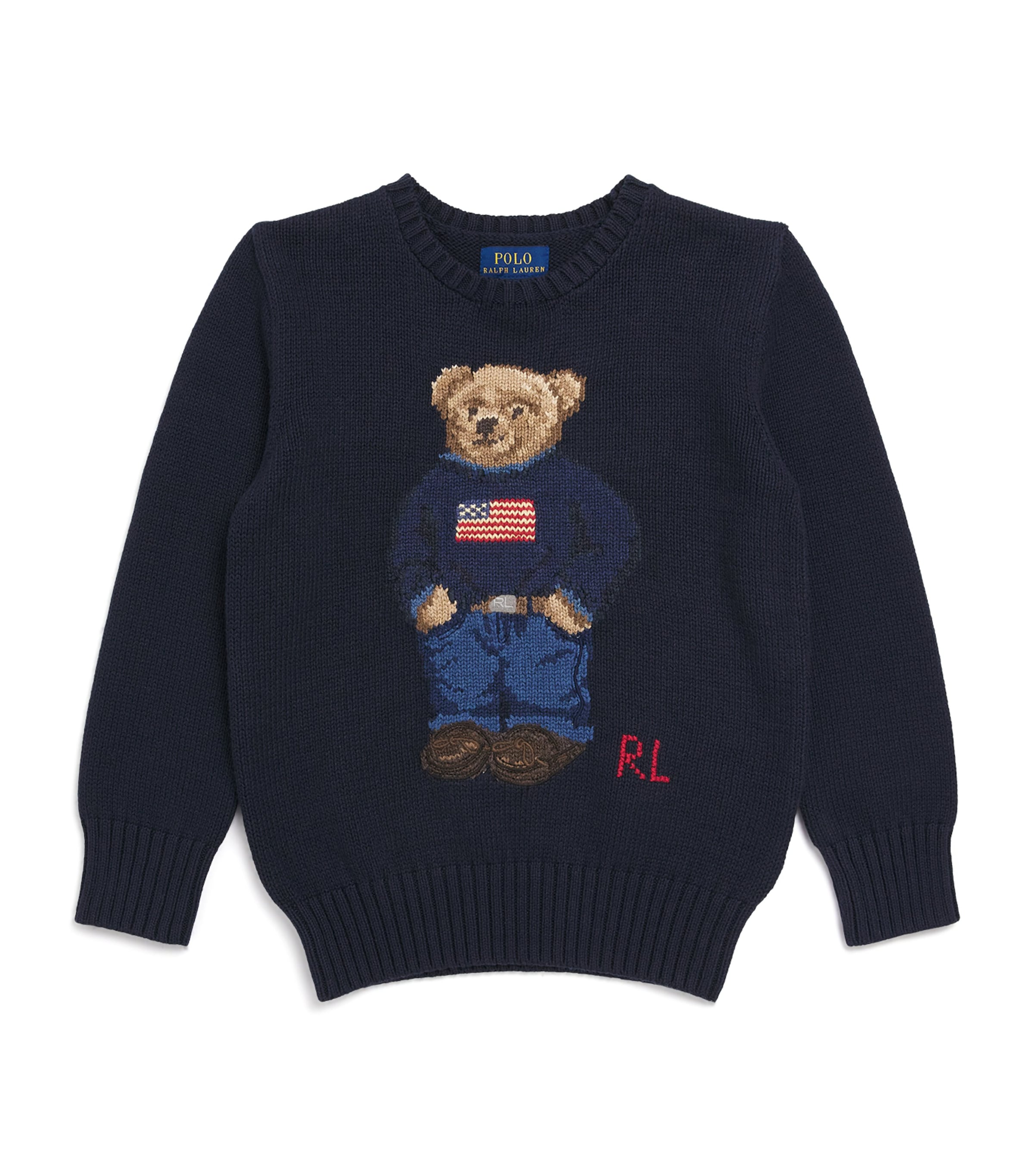 Cotton Polo Bear Sweater (6-14 Years)