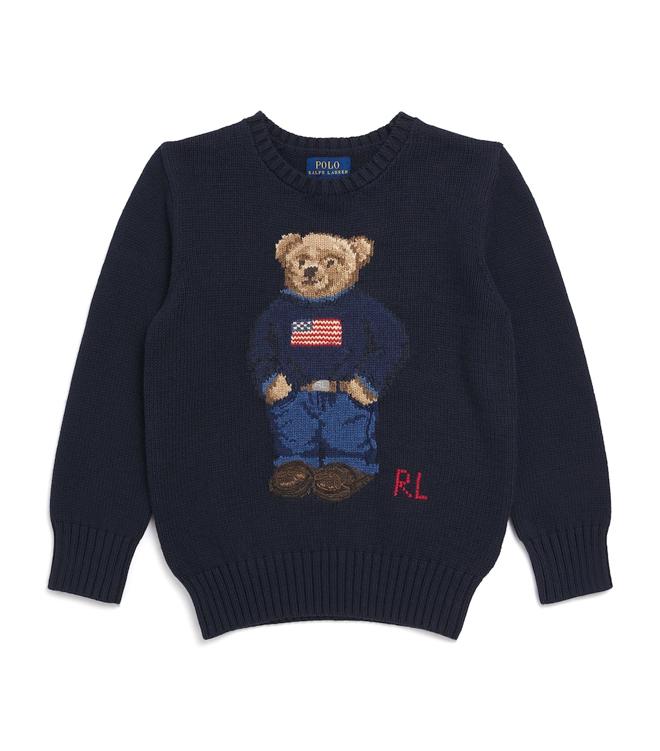 Cotton Polo Bear Sweater (6-14 Years)