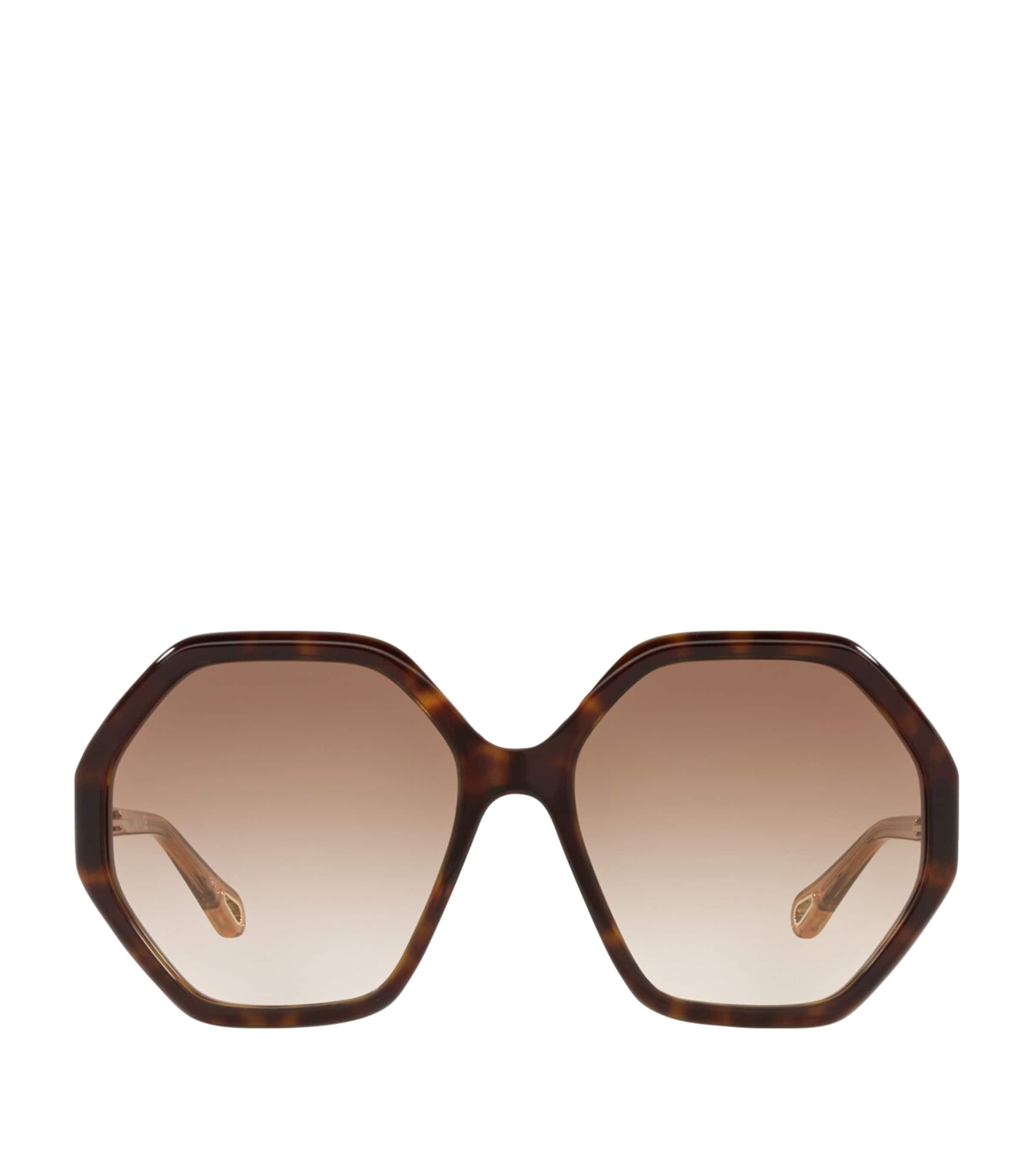 Acetate Esther Geometric Sunglasses
