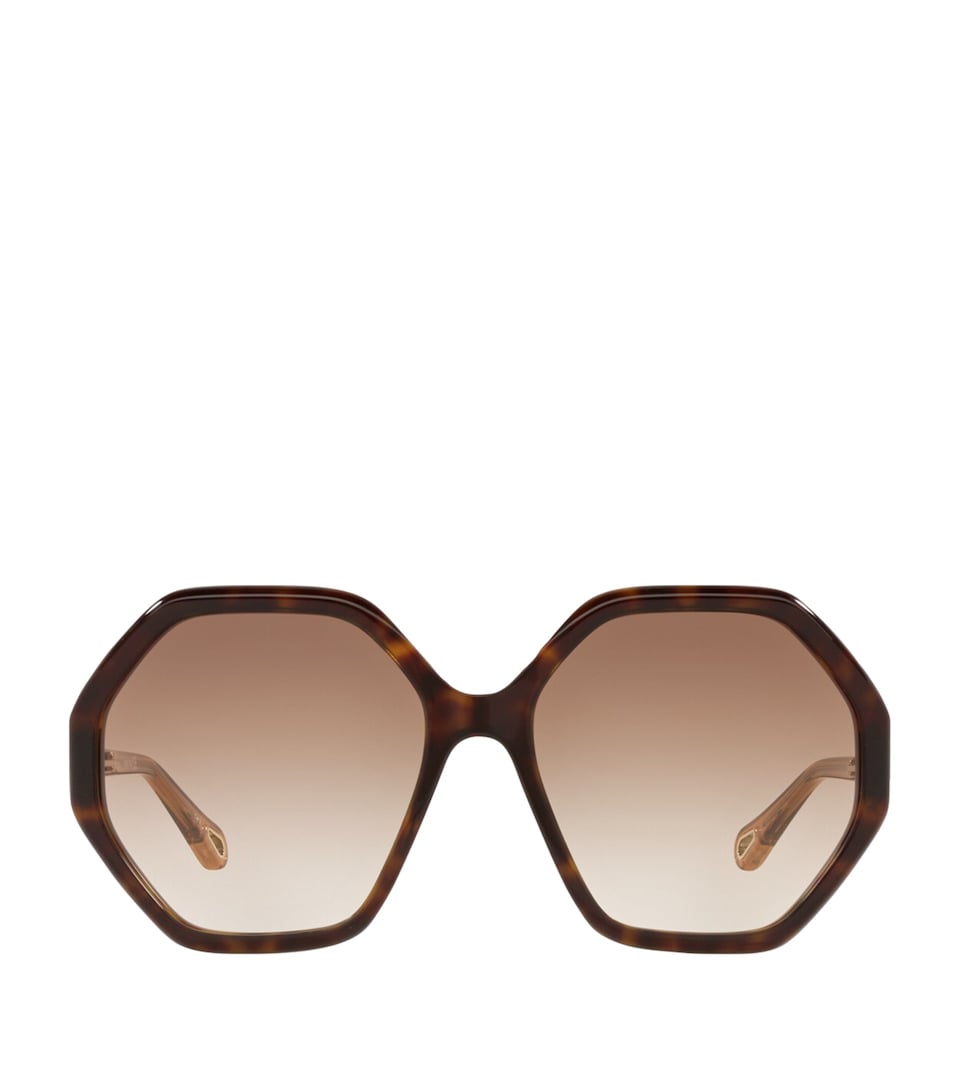 Acetate Esther Geometric Sunglasses
