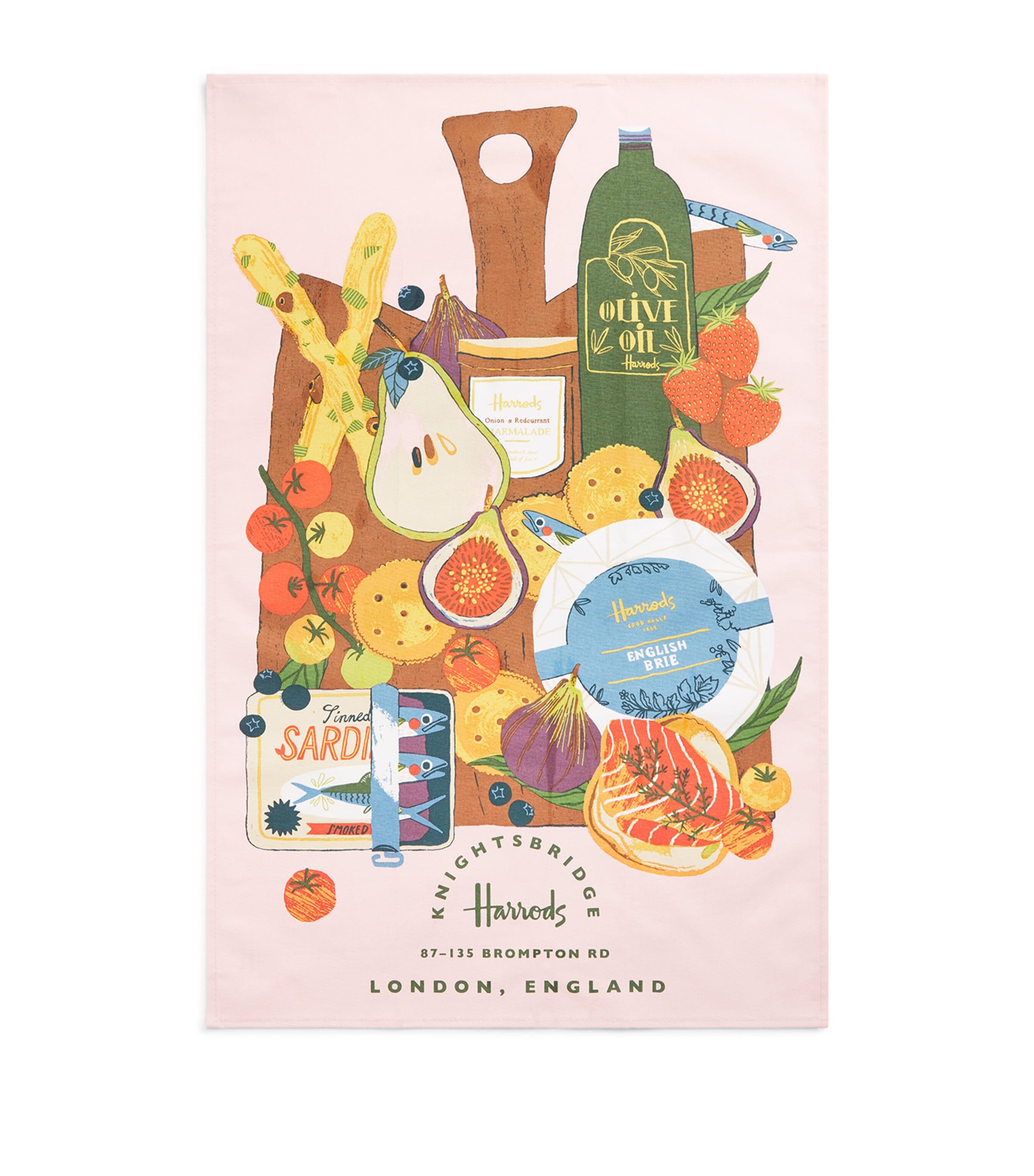 Harrods Feast Tea Towel