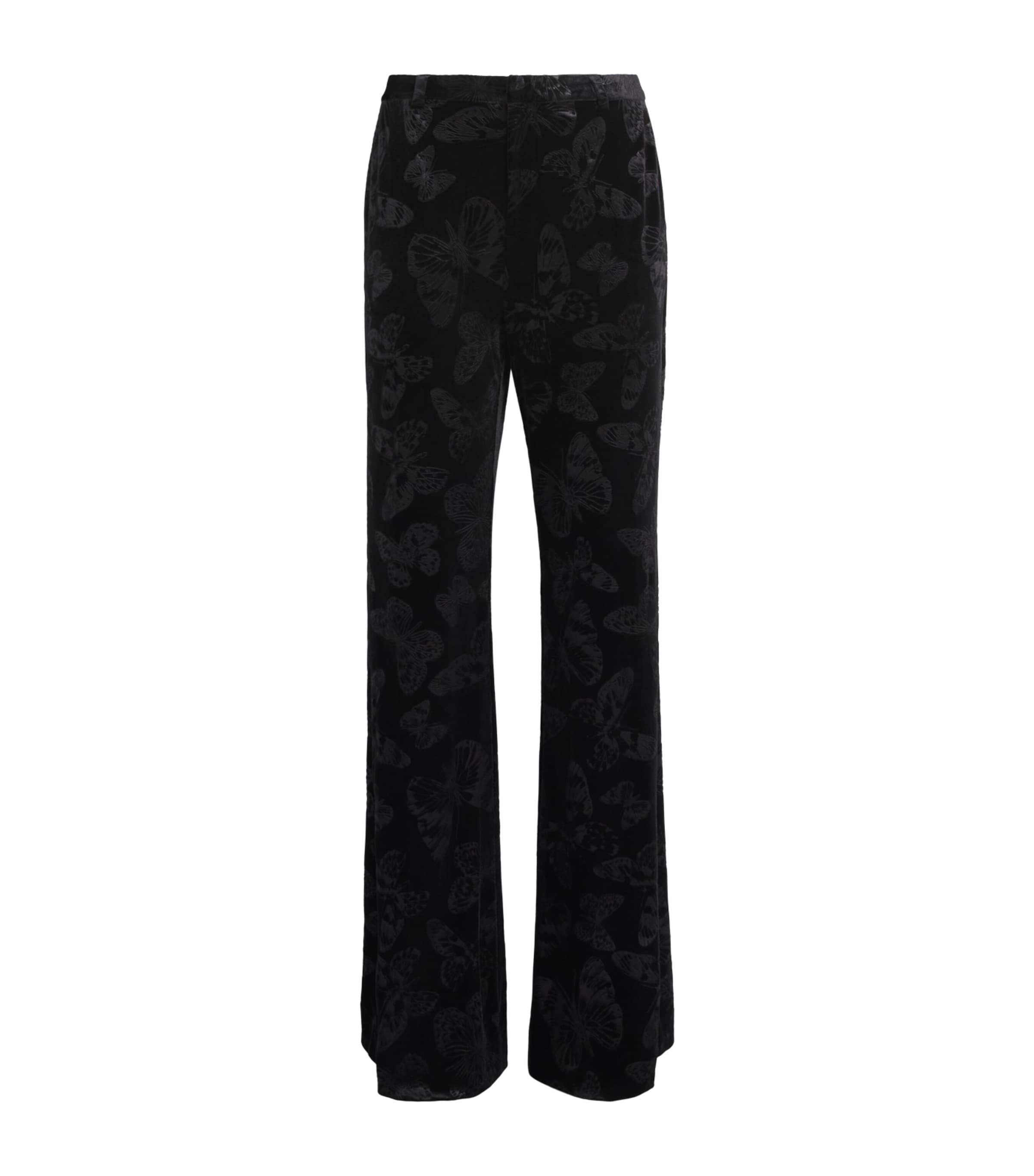 L'Agence Womens Frances Bootcut Trousers Black Butterfly Blbu