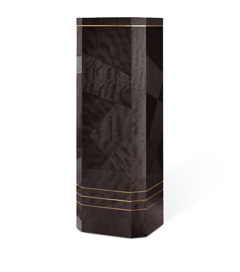 Giorgio Collection Infinity Column Mahogany And Gold