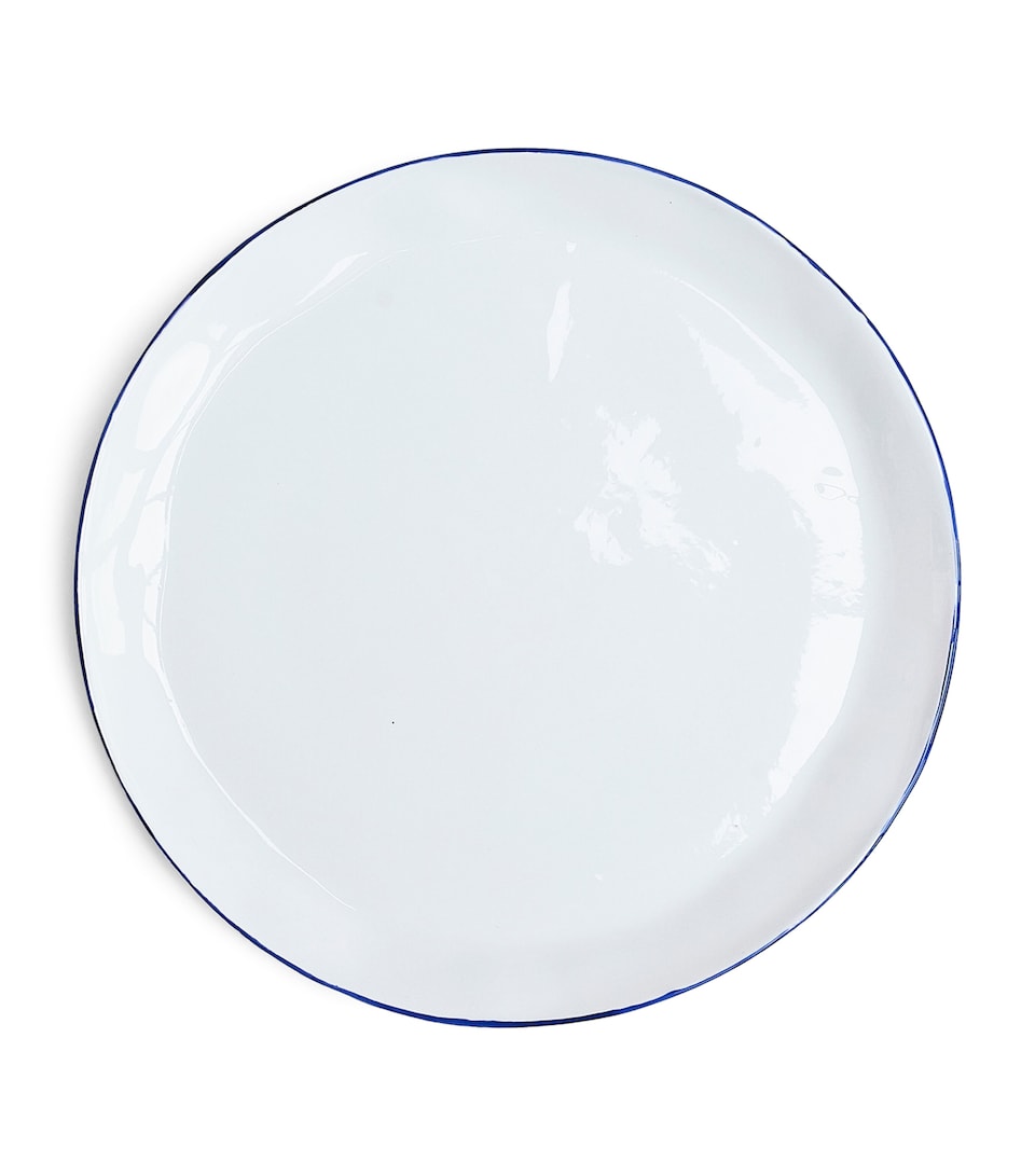 FELDSPAR Set of 4 Cobalt Side Plates (24cm) Cobalt (blue)