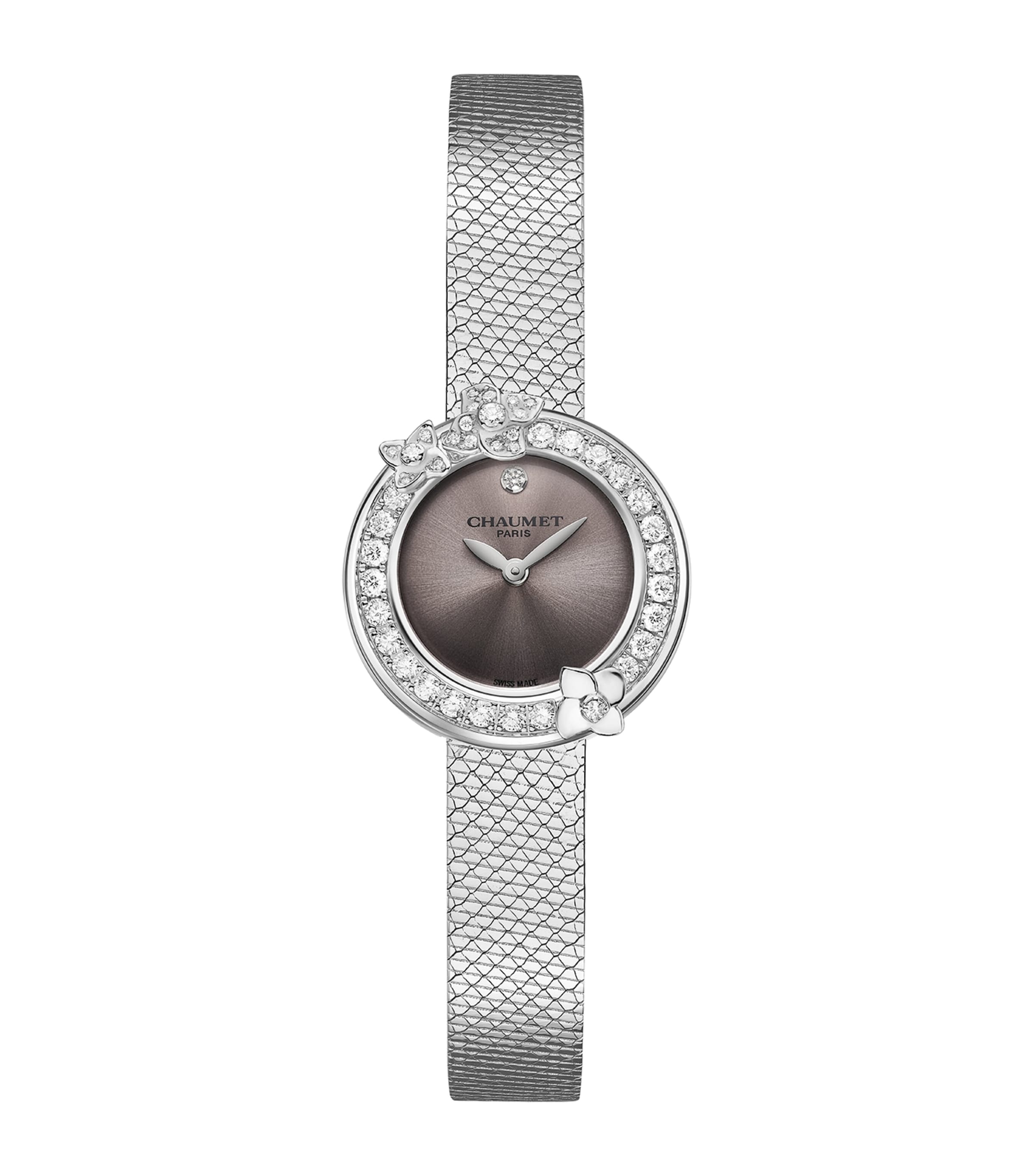 Stainless Steel and Diamond Hortensia Watch 22.4mm