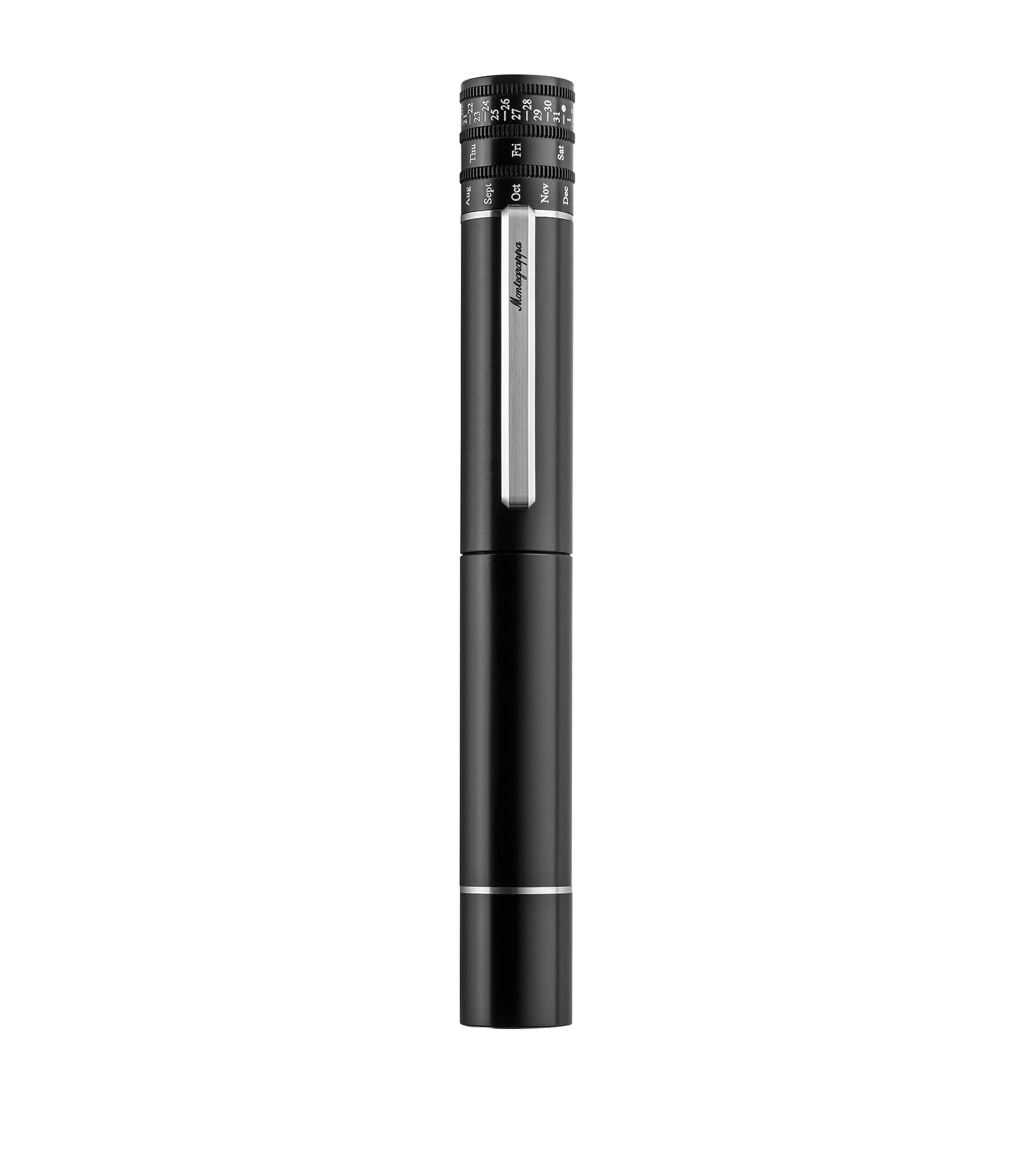 Montegrappa Gold-Trim Anytime Maestro Fountain Pen Black