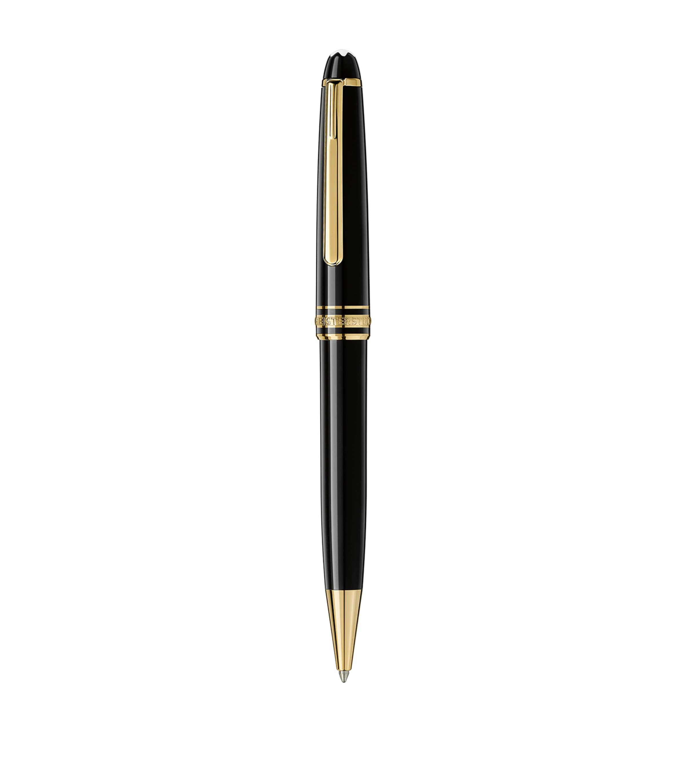 Gold-Plated Meisterstück Classique Black Ballpoint Pen