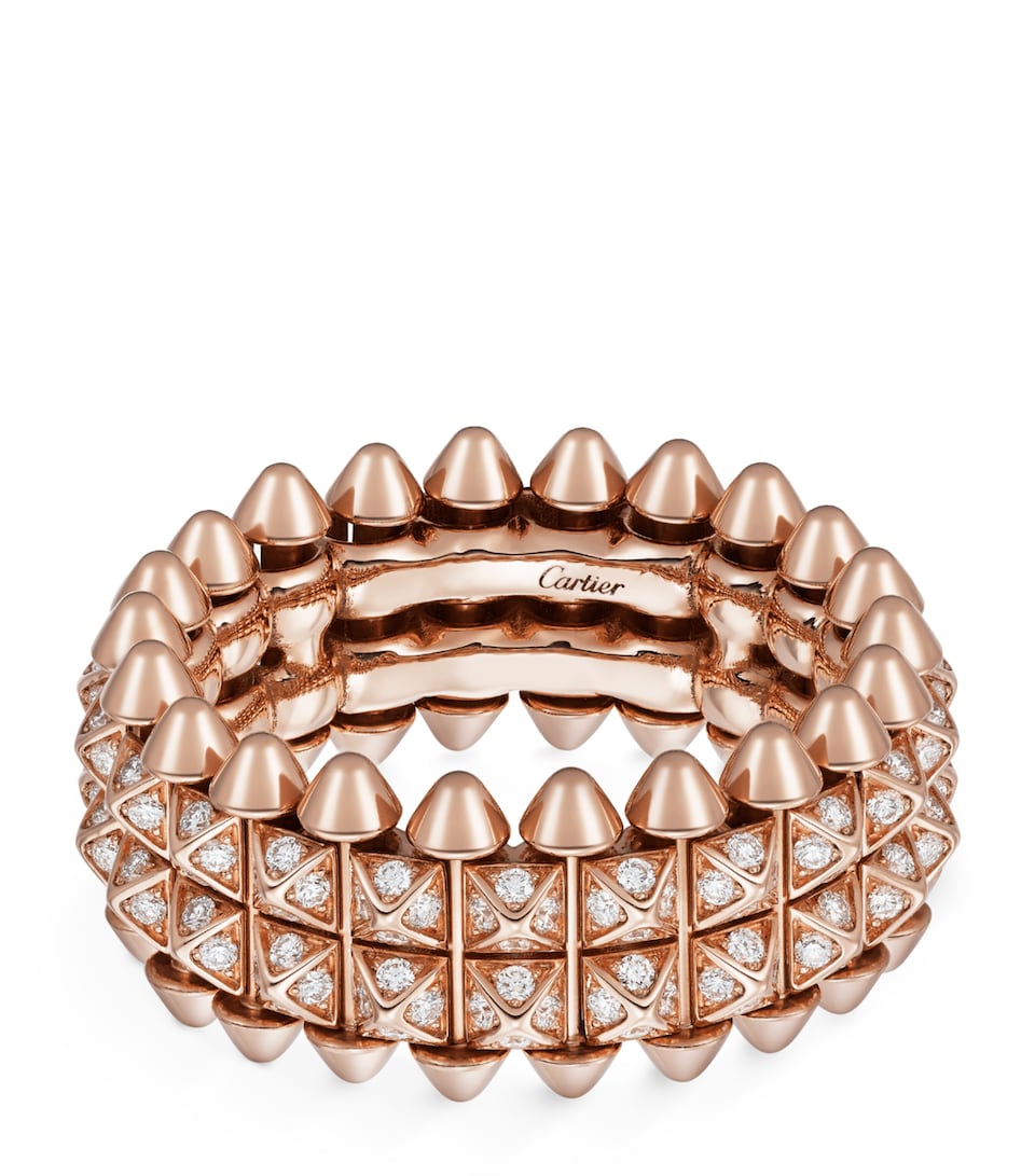 Rose Gold and Diamond Clash de Cartier Ring