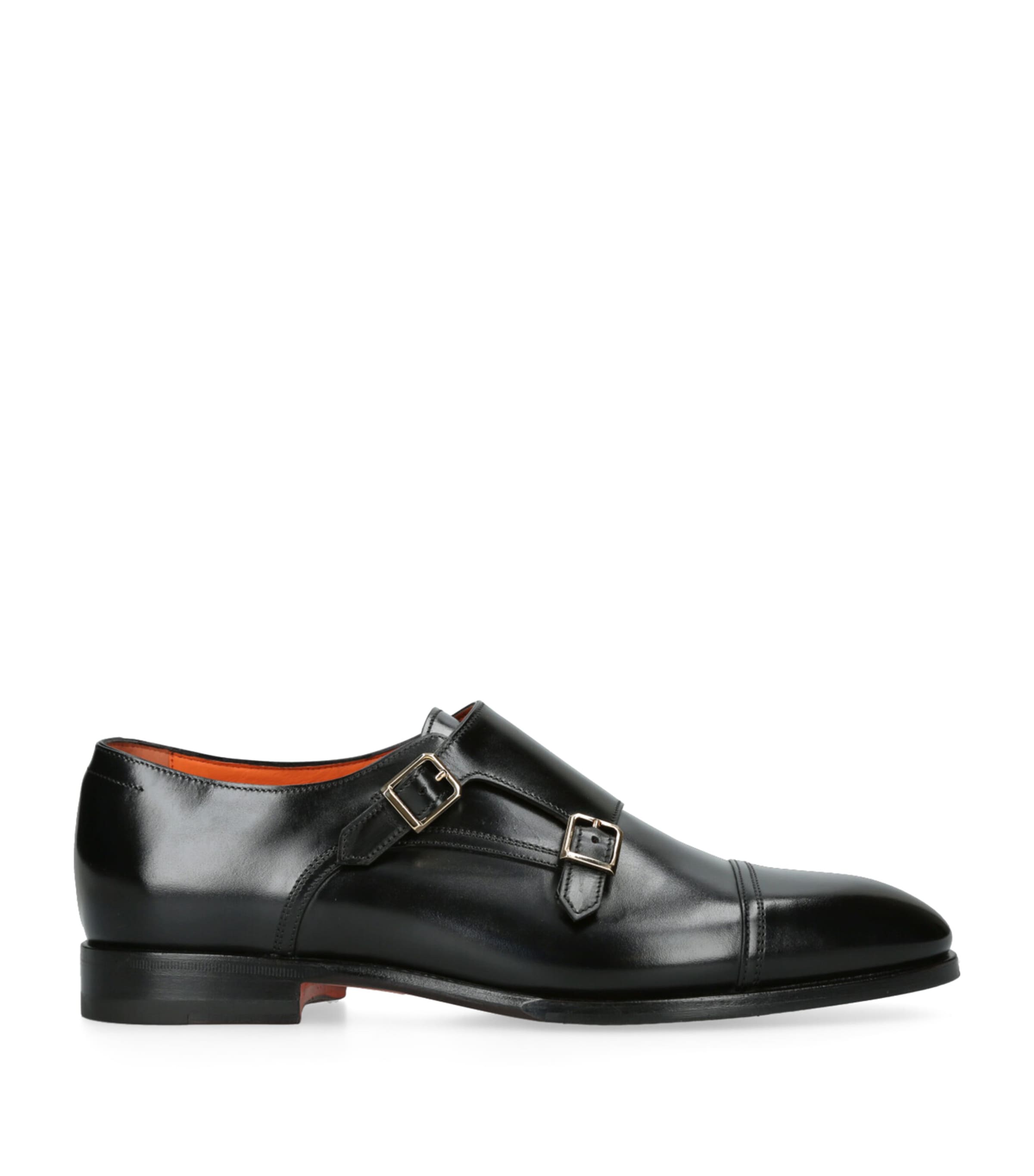 Leather Adrian Blake Monk Shoes
