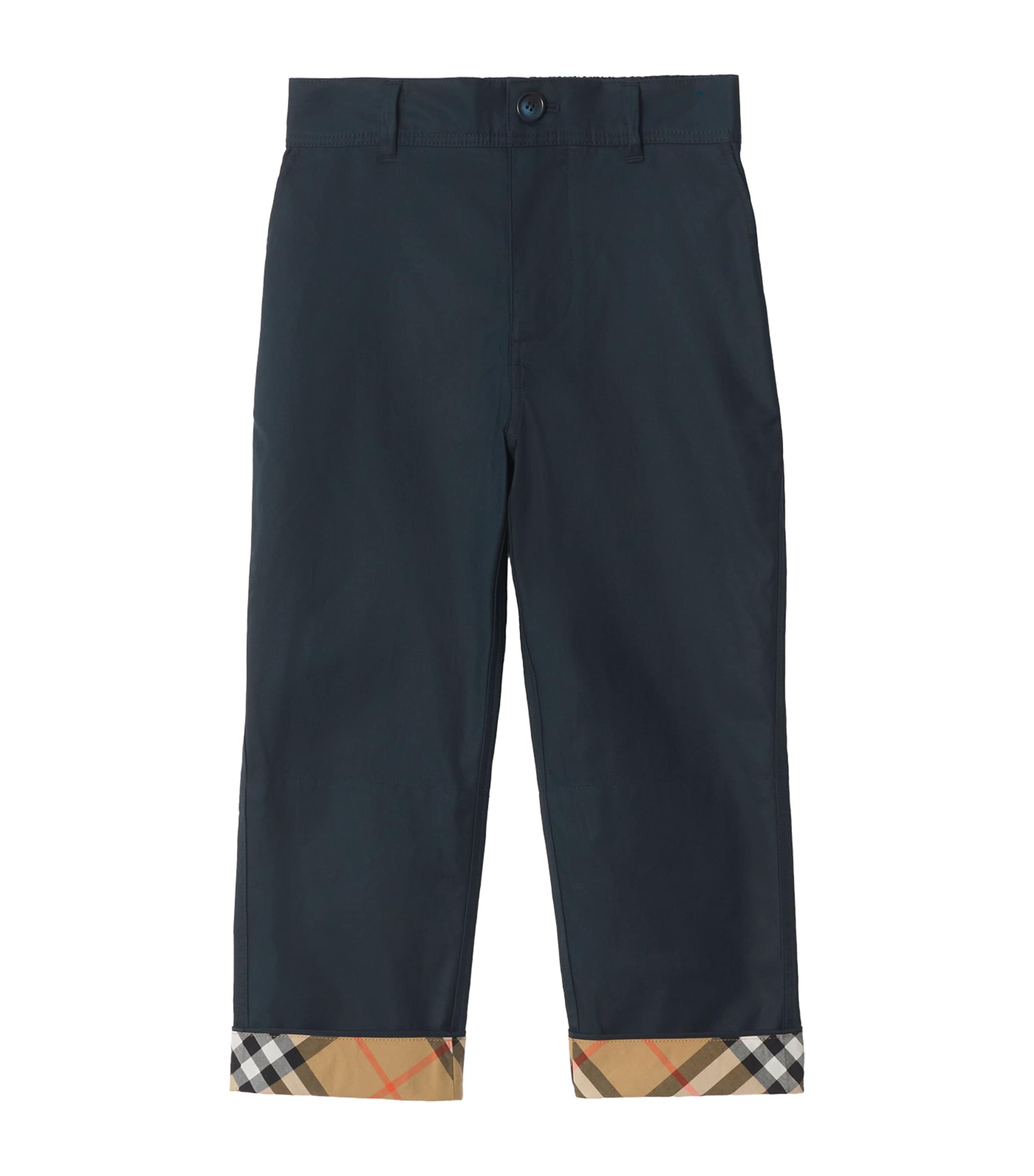 Cotton Turn-Up Trousers (3-12 Years)
