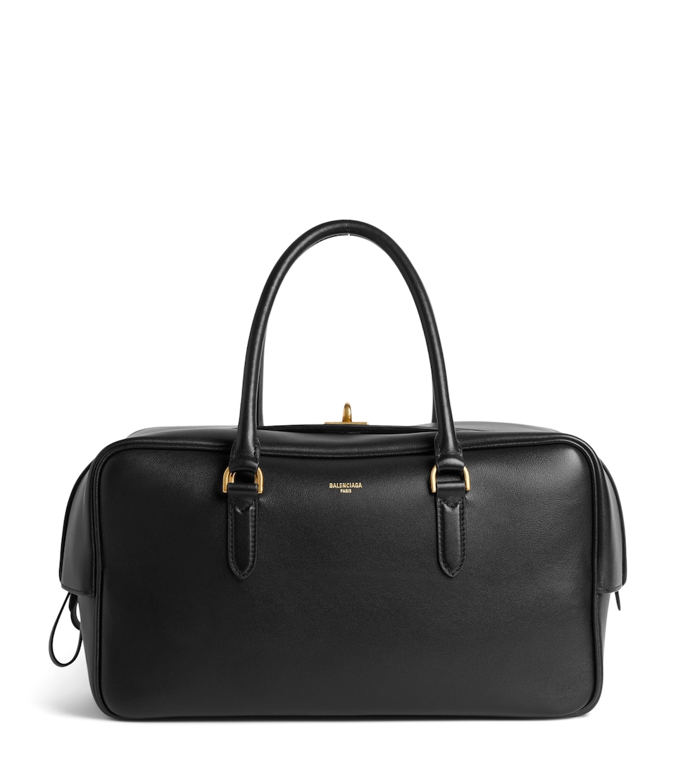 Balenciaga Lambskin Le 7 Bowling Bag