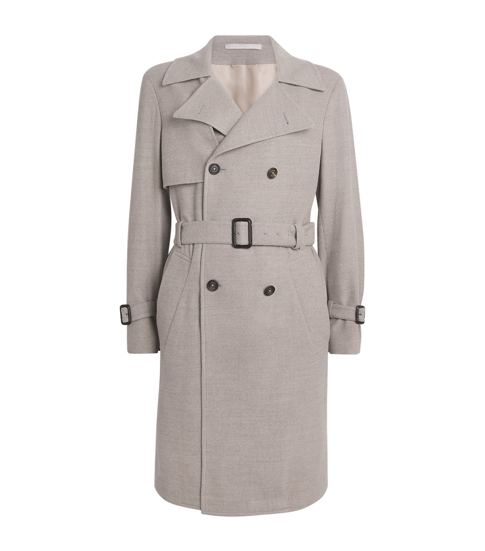 Wool Double-Breasted Coat