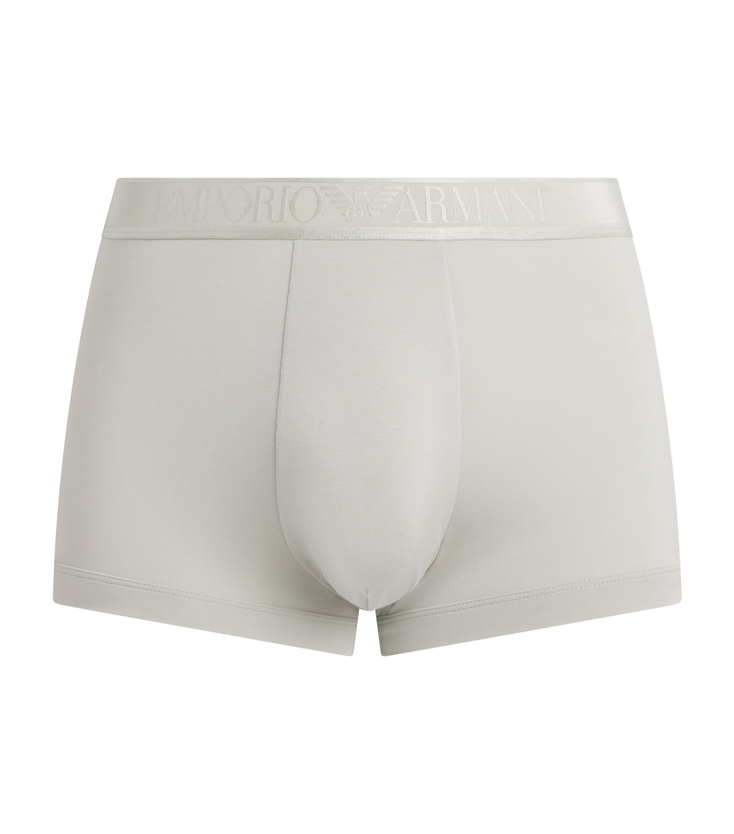 Emporio Armani Mens Modal Logo Trunks Mineral