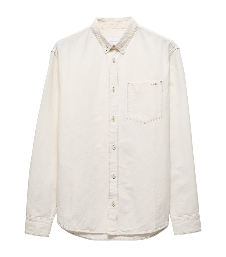 Chambray Button-Down Shirt