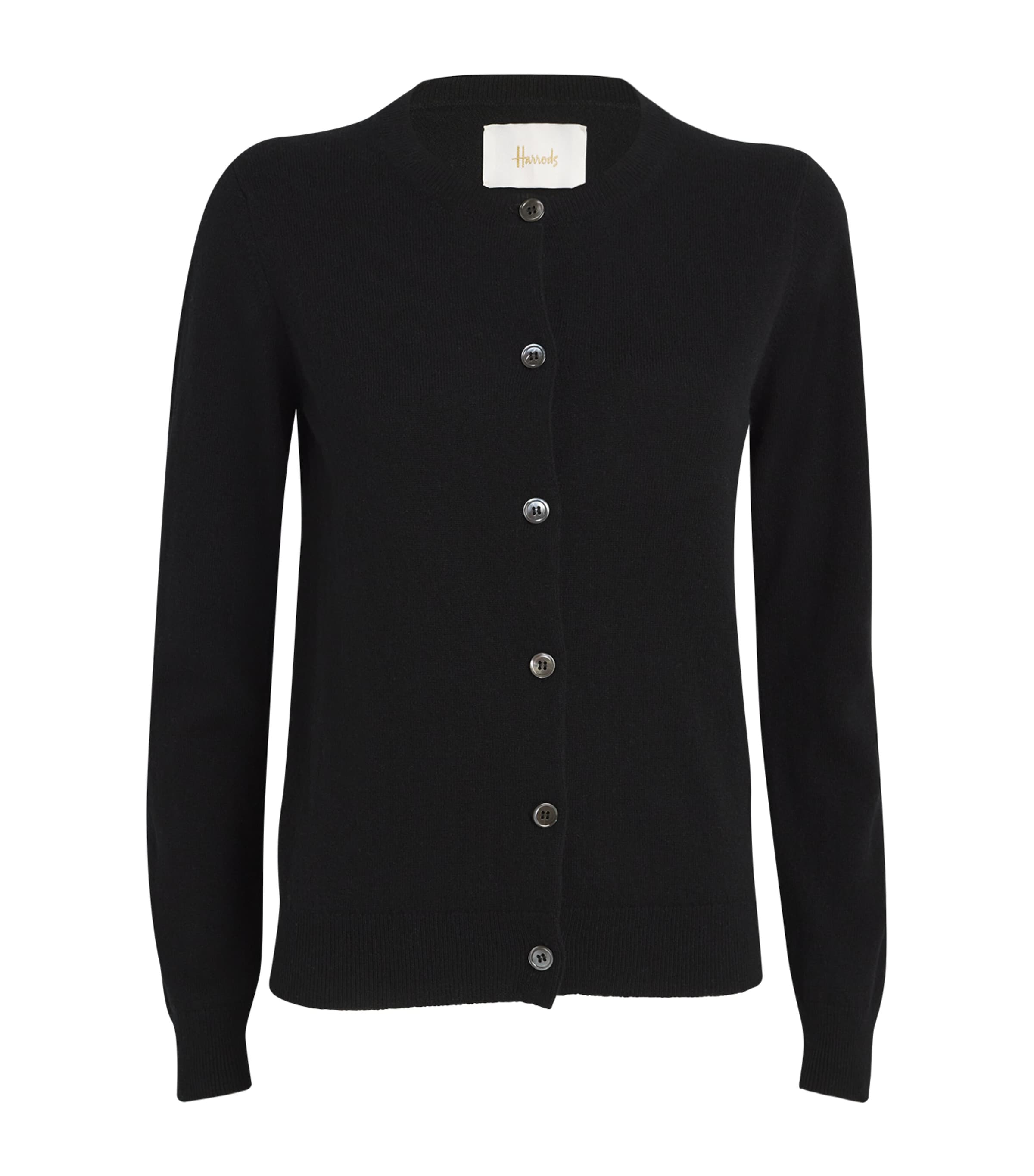 Cashmere Crew-Neck Cardigan
