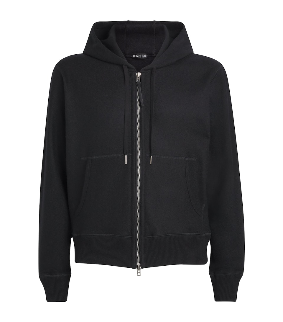 Cashmere Zip-Up Hoodie