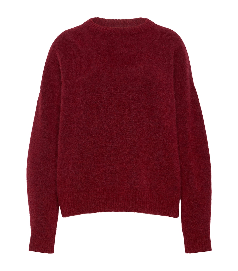 Weekend Max Mara Womens Wool-Blend Sweater Bordeaux