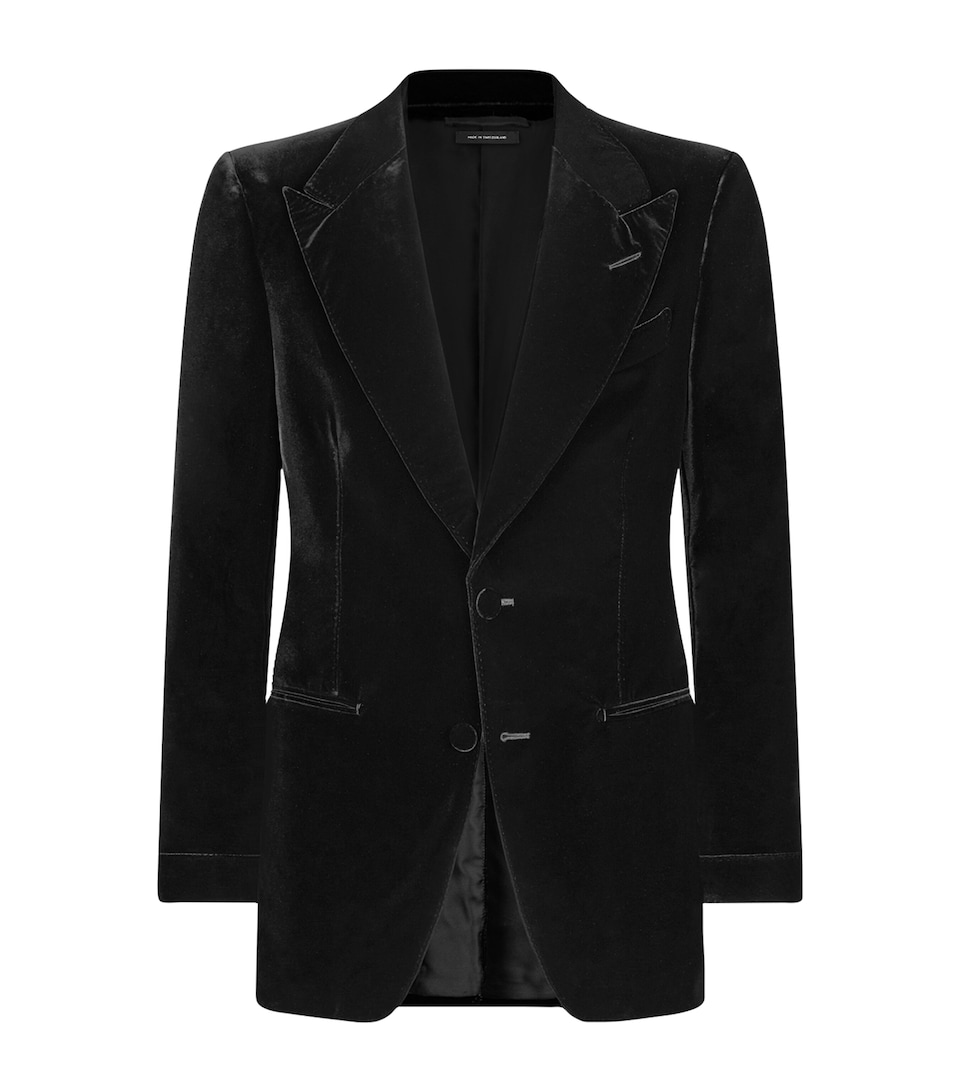 TOM FORD Mens Fluid Velvet Shelton Cocktail Blazer