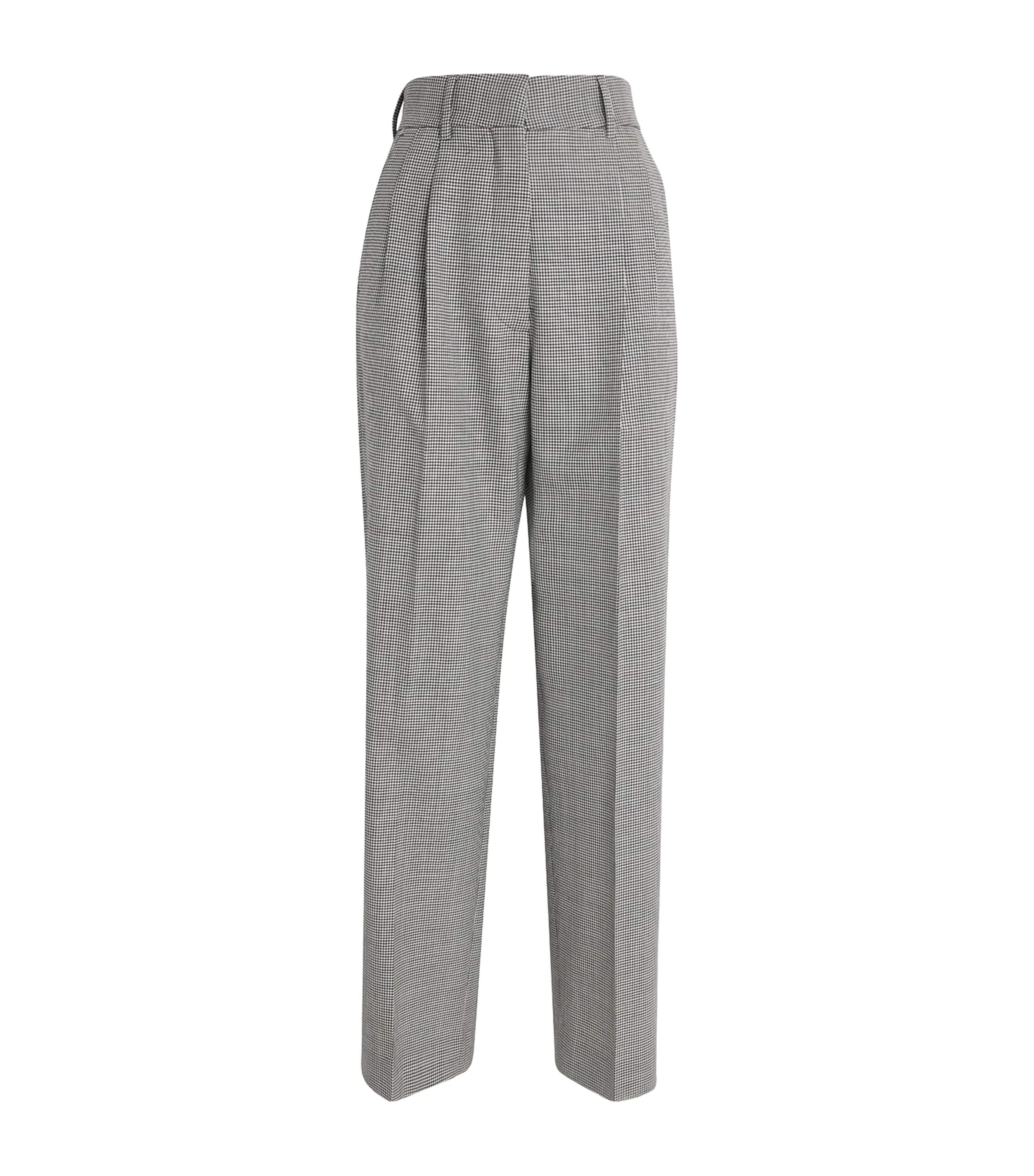 Wool Fox Straight-Leg Trousers