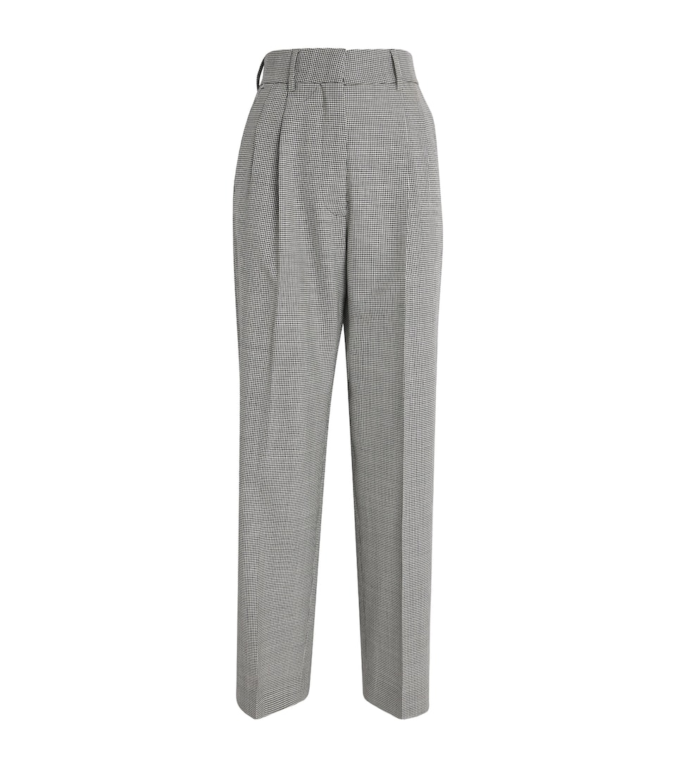 Wool Fox Straight-Leg Trousers