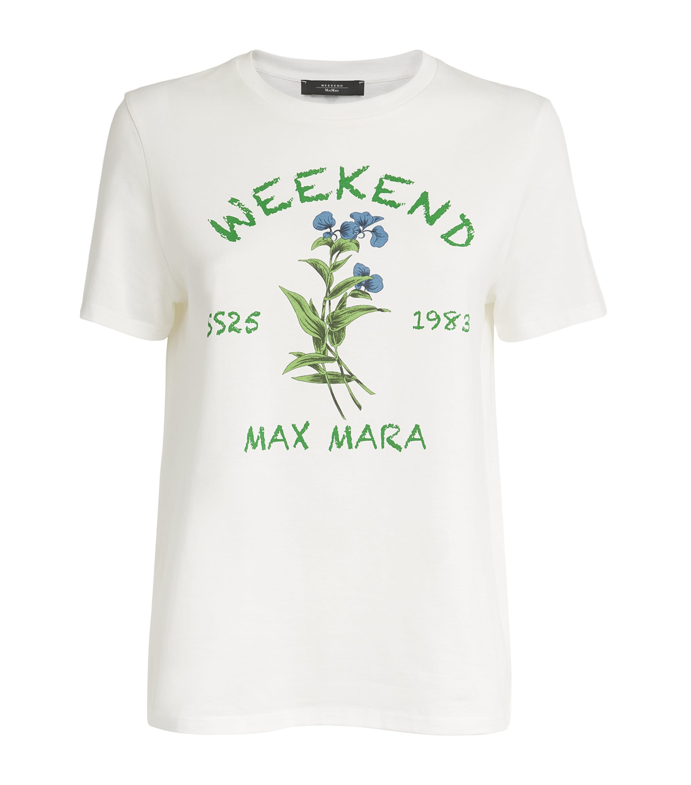 Weekend Max Mara Cross-Stitch Embroidered T-Shirt | Harrods US