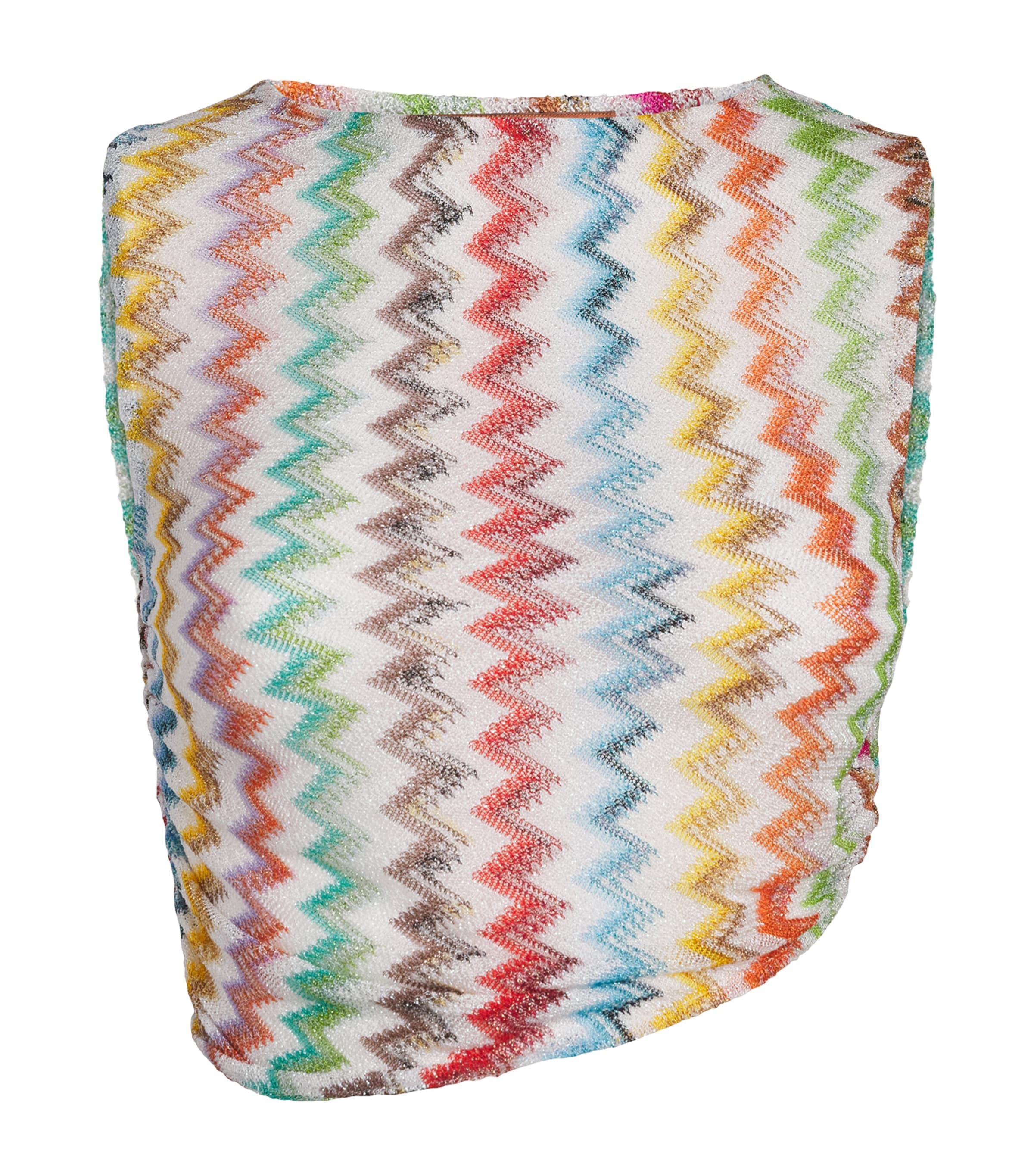 Missoni Womens Zigzag Crop Top