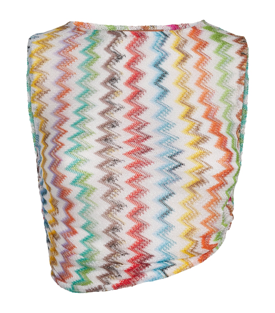 Missoni Womens Zigzag Crop Top