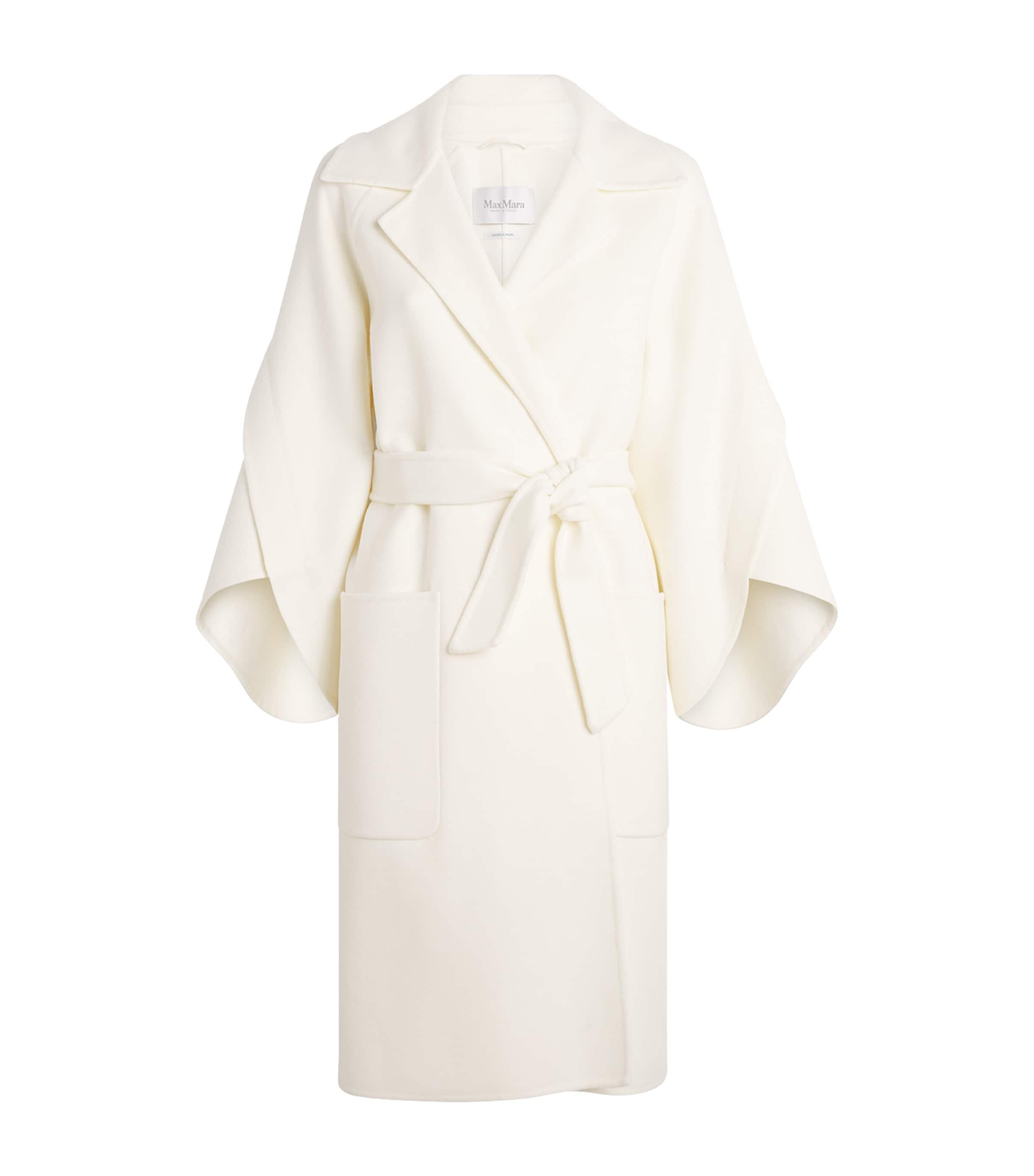 Wool-Cashmere Wrap Coat