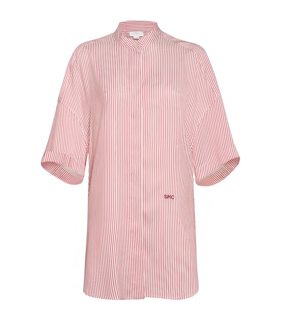 Organic Silk Stripe Shirt