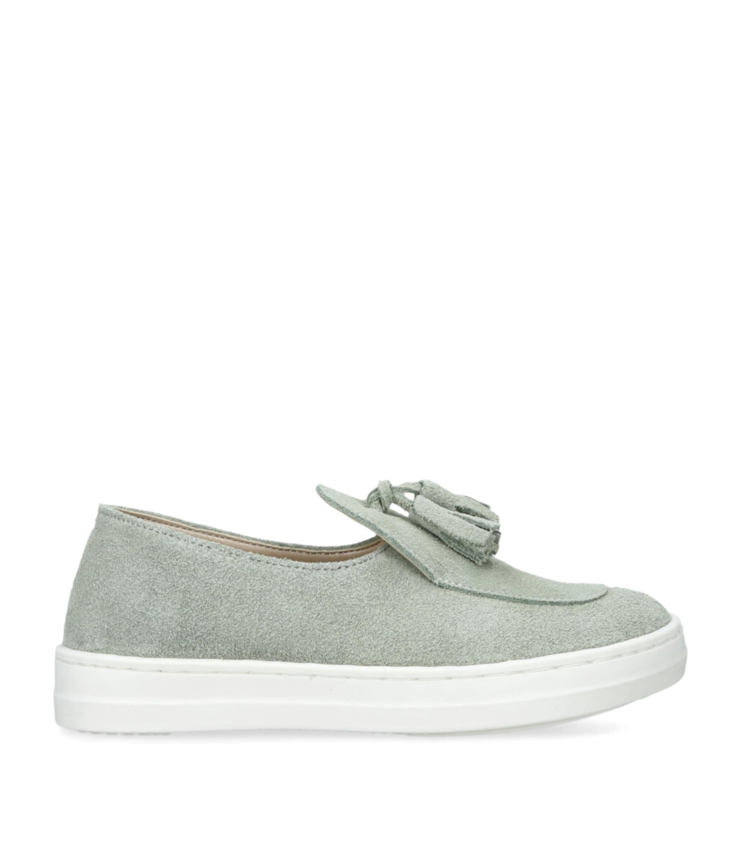 Suede Tassel Loafers