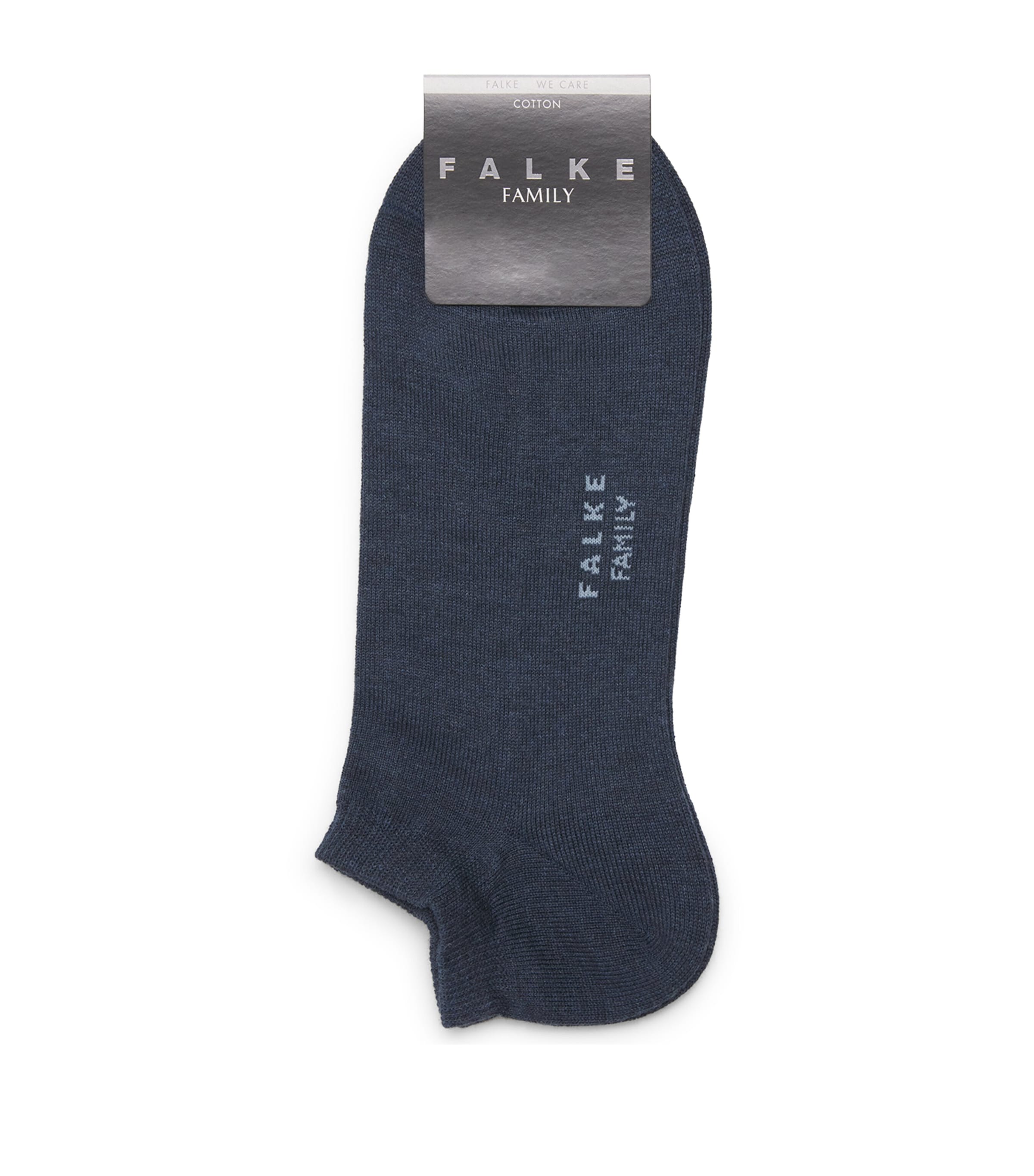 Falke Mens Family Trainer Socks Navy Mel