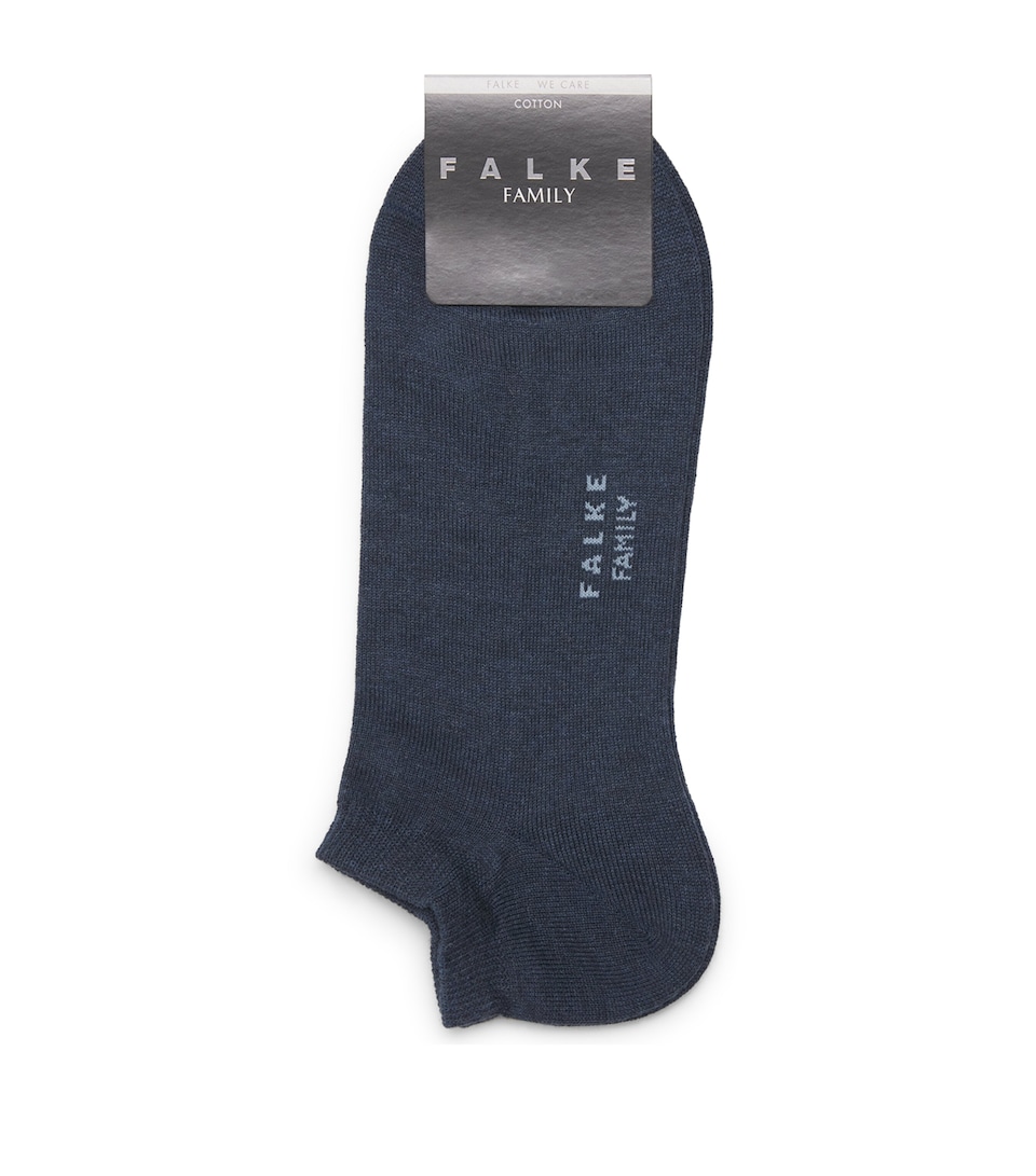 Falke Mens Family Trainer Socks Navy Mel