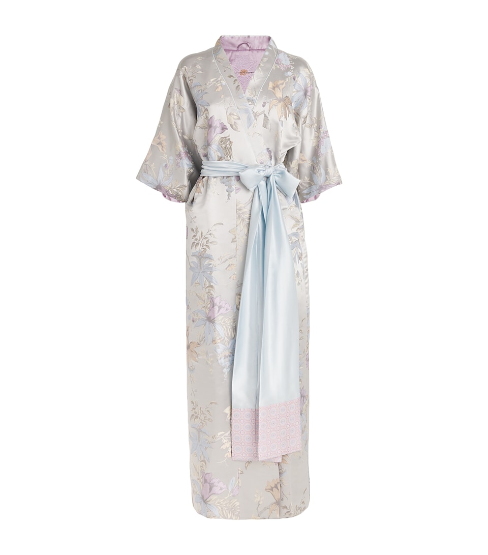 Silk Floral Kimono